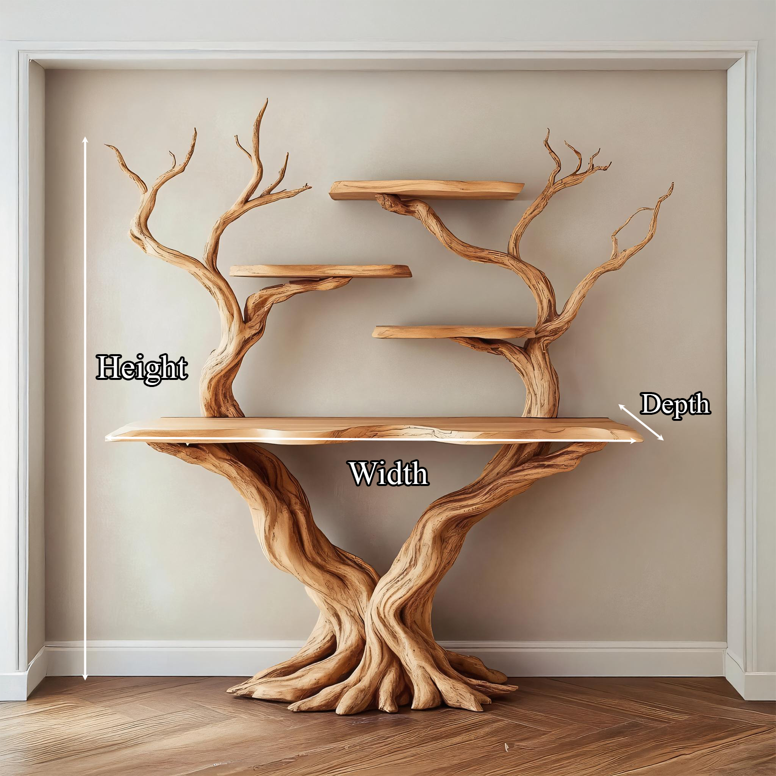 Console Table Solid Wood Rustic Farmhouse Gift SINLSACS096