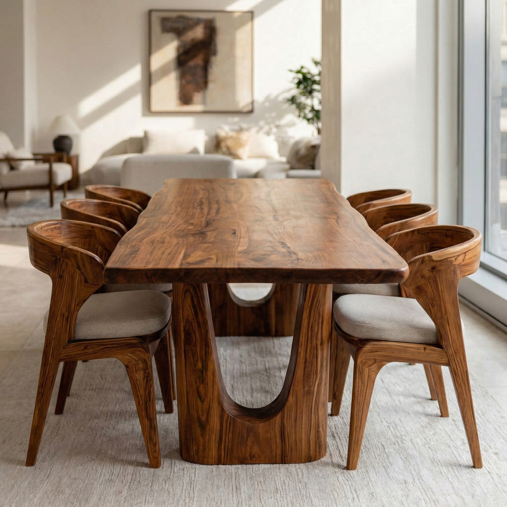 Modern Handcrafted Dining Table For Dining Room Area RTTHHNDN028