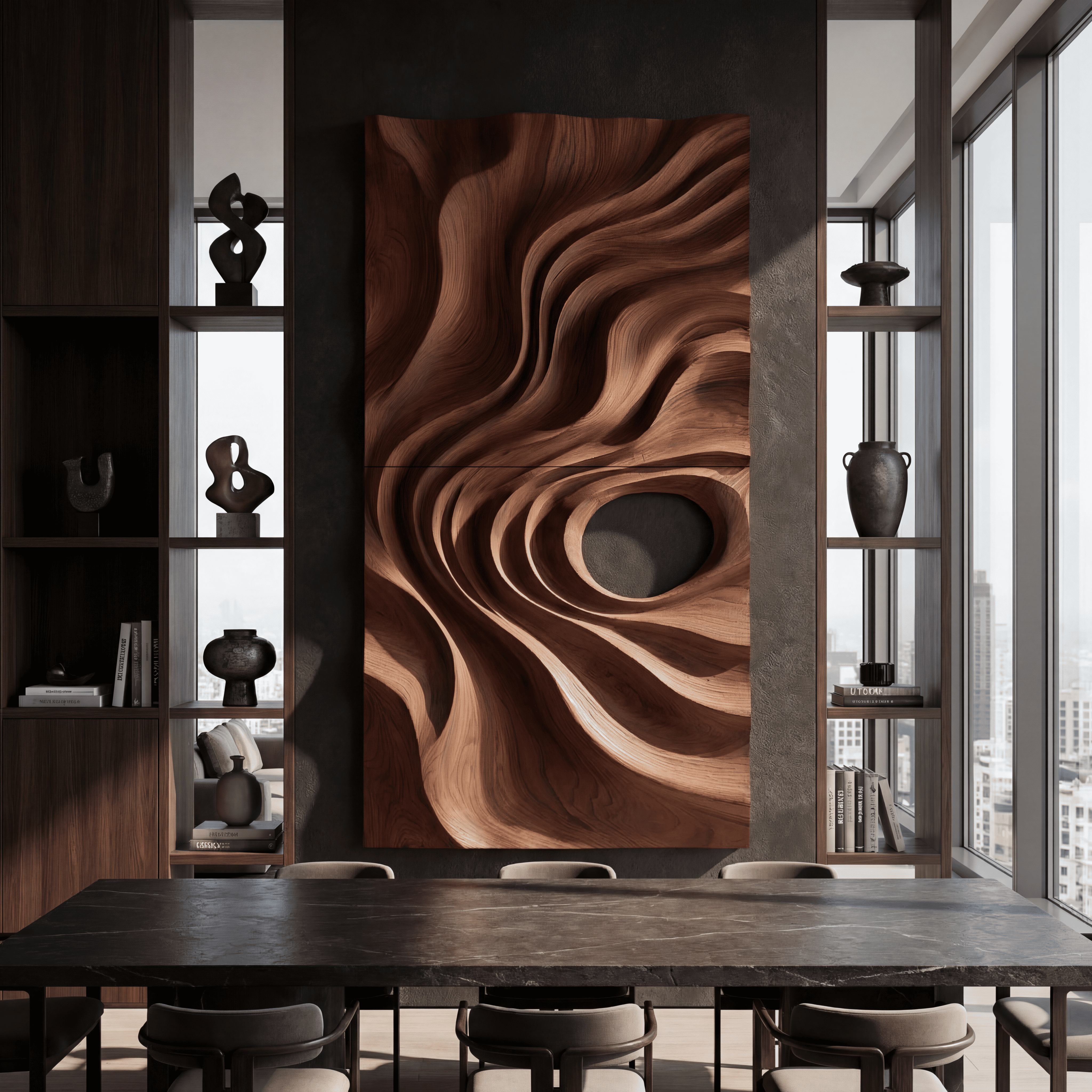 Minimalist Artistic Wall Art Panel For Living Room SILDTTNWA094
