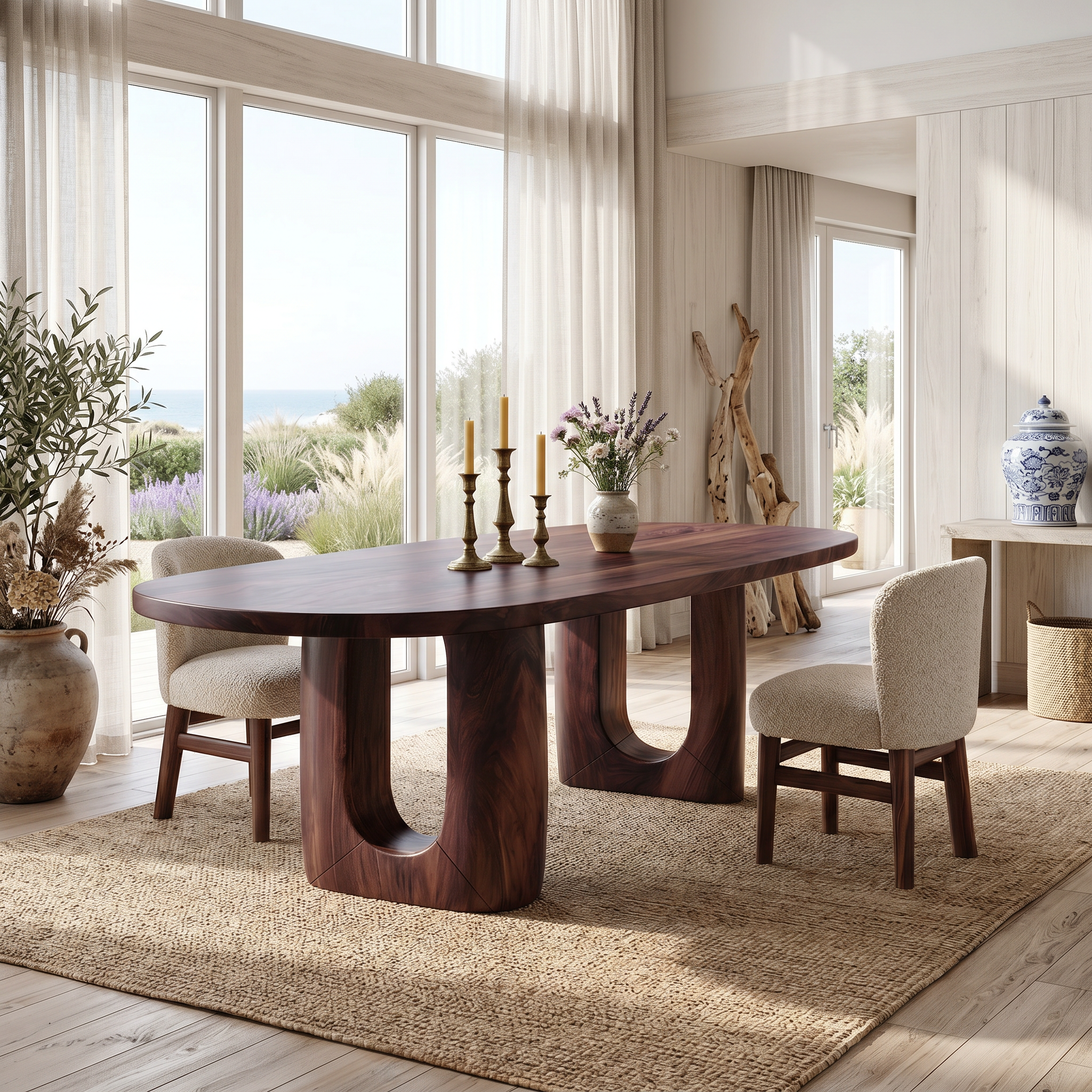 Organic Dining Room Table For Luxury Home SILDTTRDN047