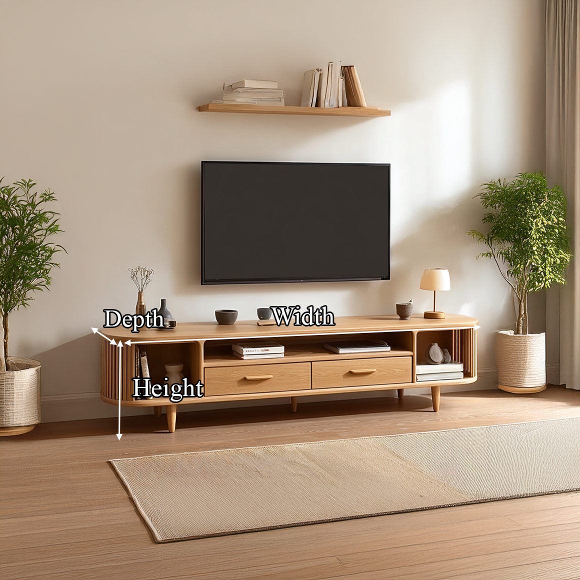 Mid Century TV Stand Living Room Or Bedroom Decor SINLSASC230