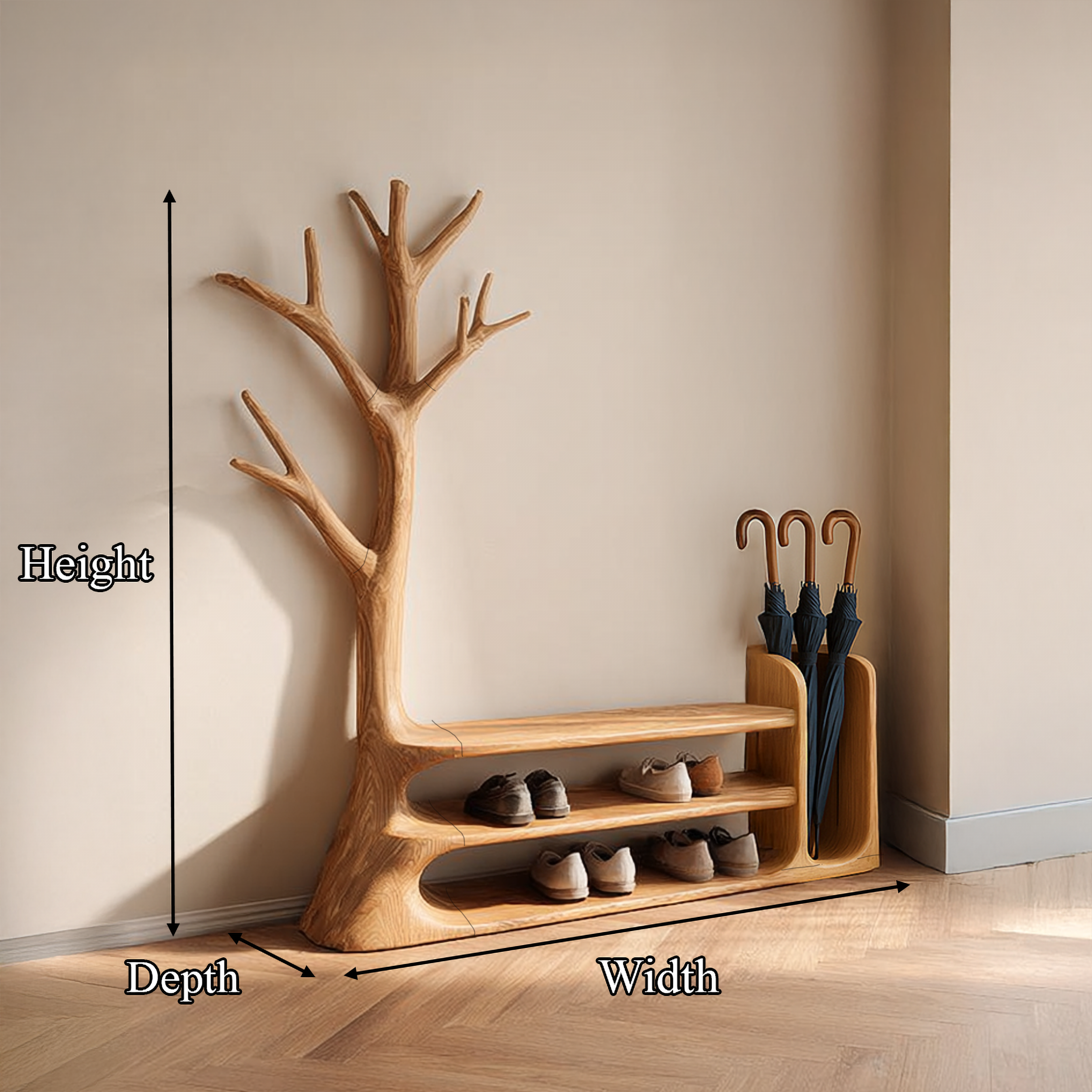 Rustic Tree Entryway Bench For Entryway And Hallway SINLSATCR075