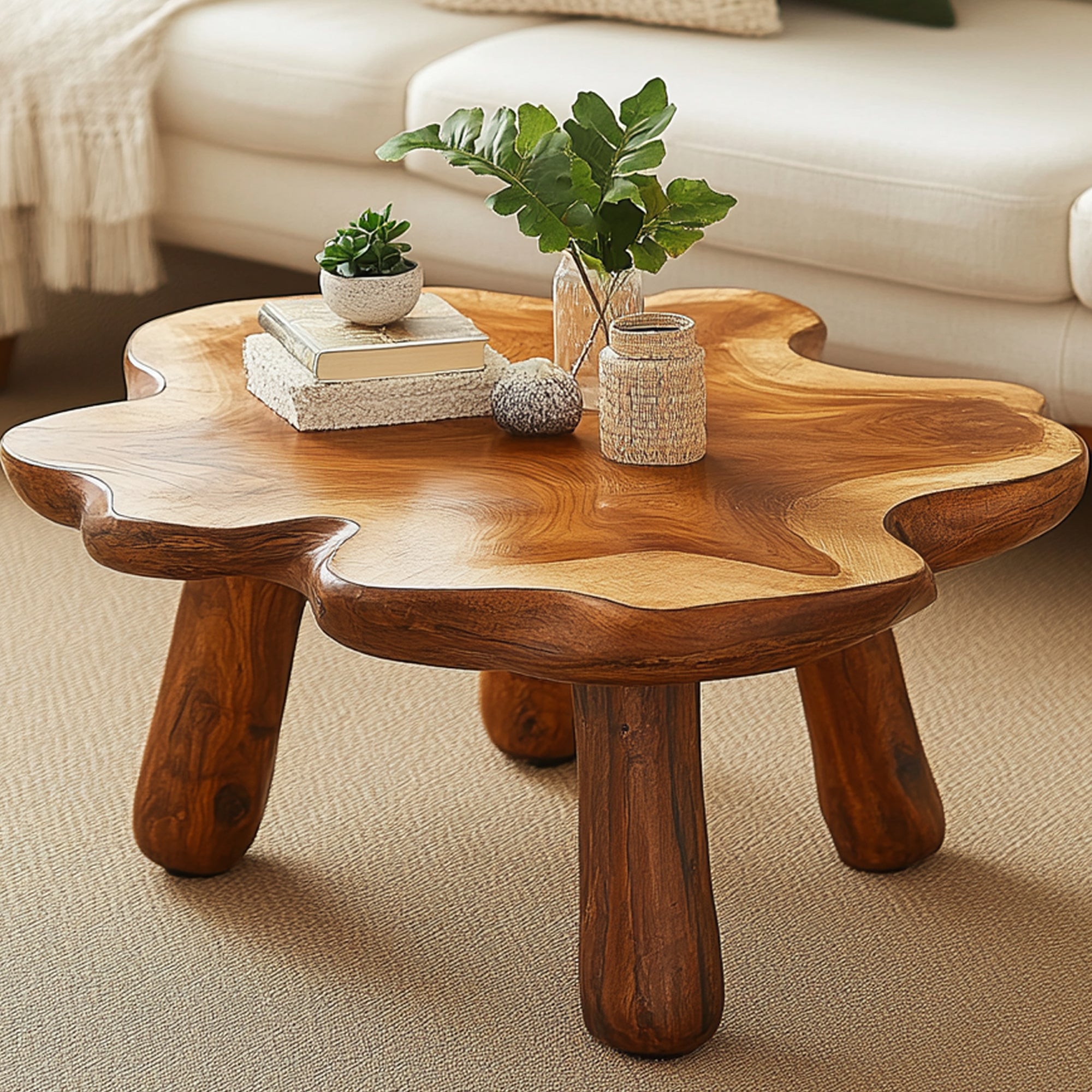 Farmhouse Rustic Coffee Table For Cozy Living Spaces SILDTCF006