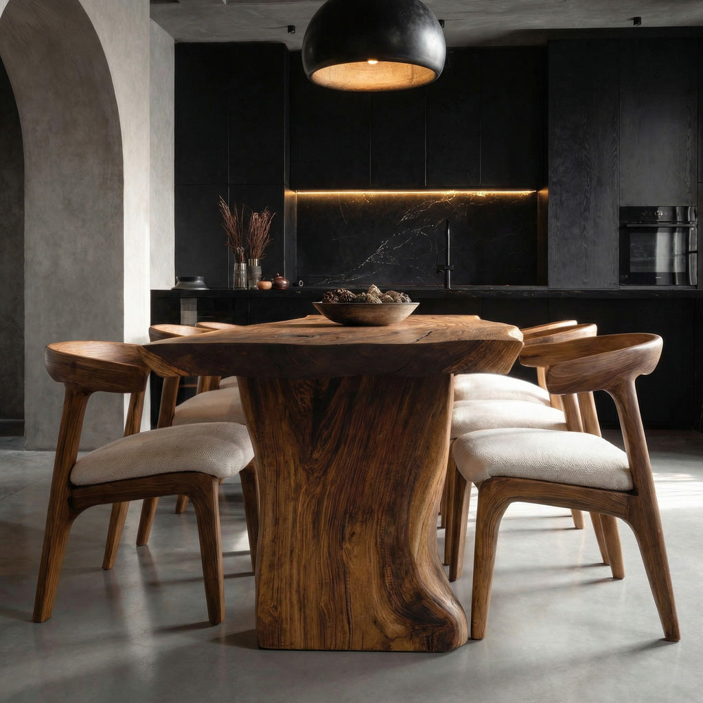 Wabi Sabi Handcrafted Dining Table For Dining Room RTTHHNDN039