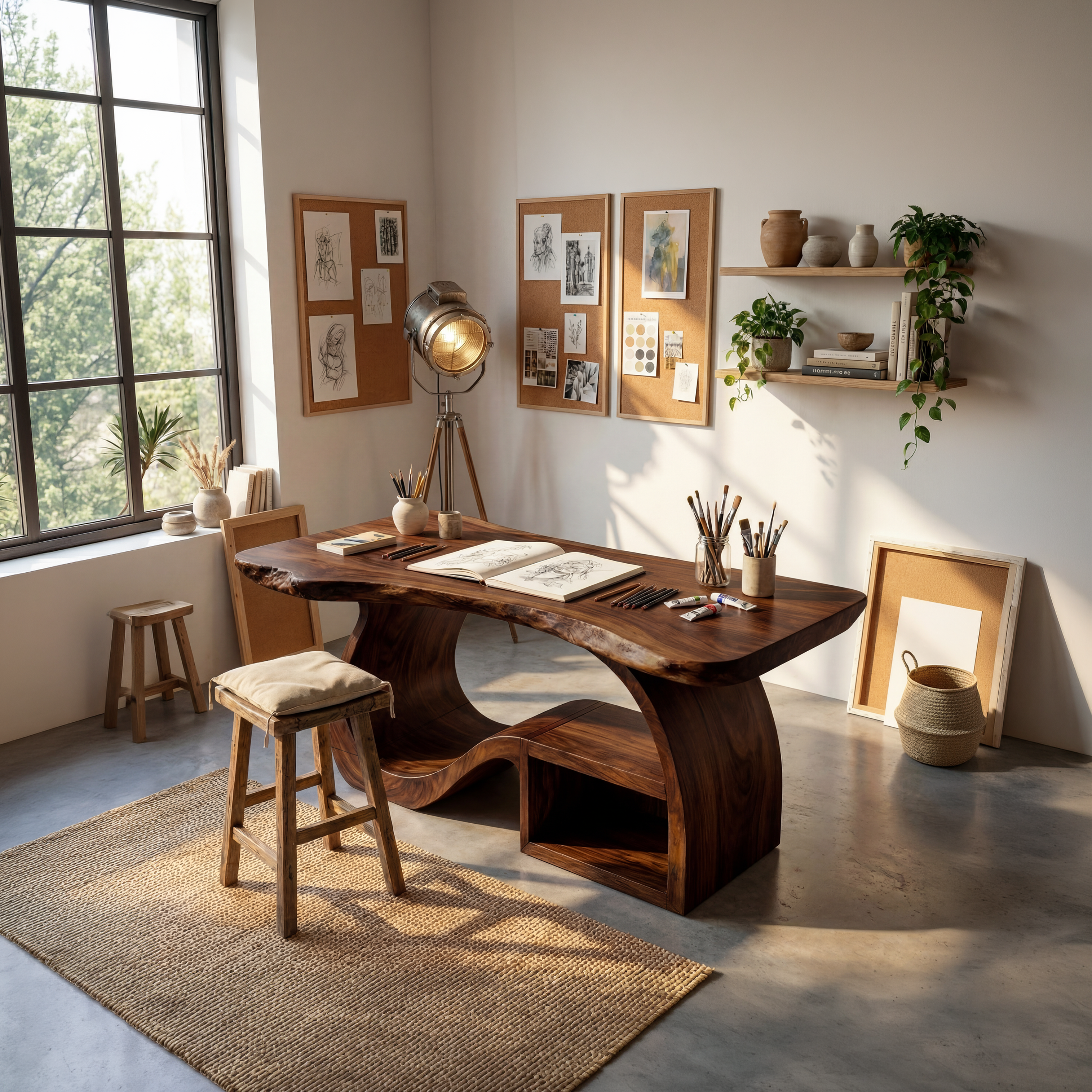 Mid Century Writing Desk For Refined Home Office SILDTTNDE023