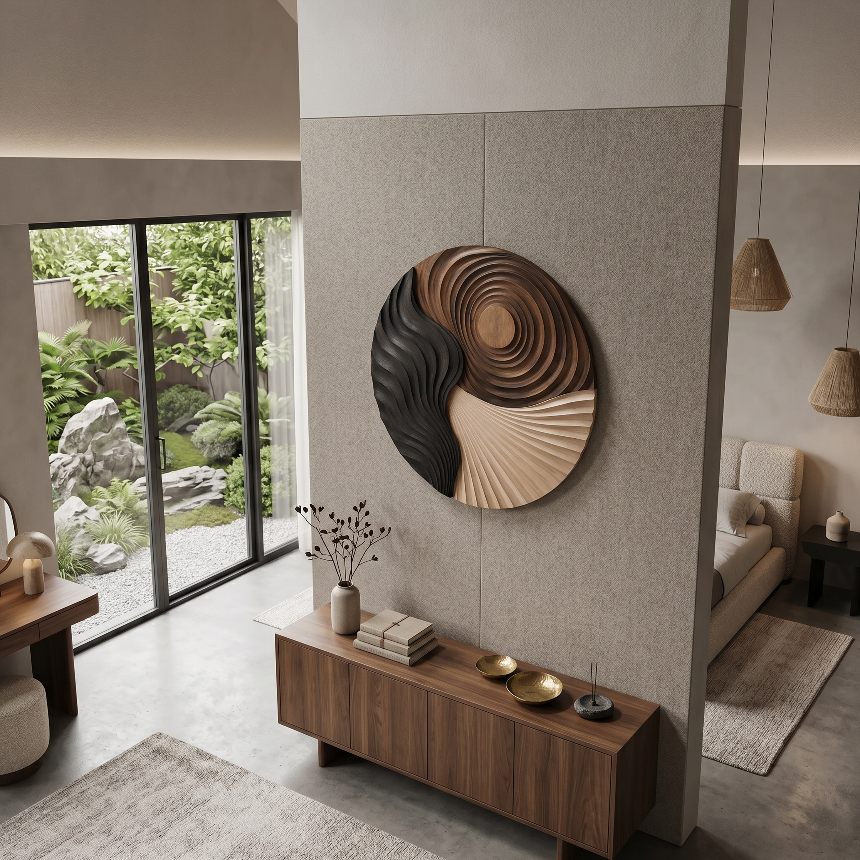 Contemporary Silhouette Wall Art For Guest Suite Interior SILDTTNWA126