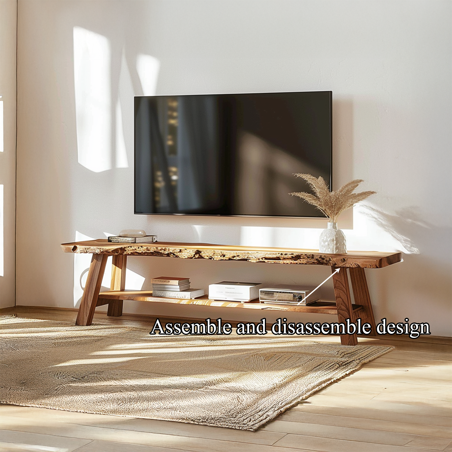 Rustic TV Console Living Room SINLSACS121