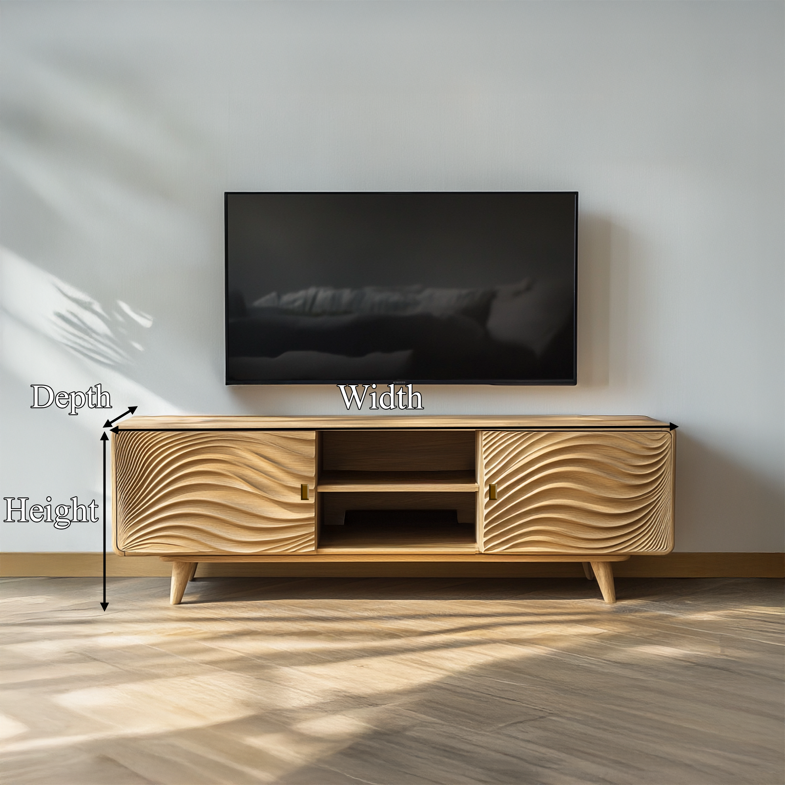 Scandinavian Modern TV Stand Living Room And Morning Room SINLSASC344