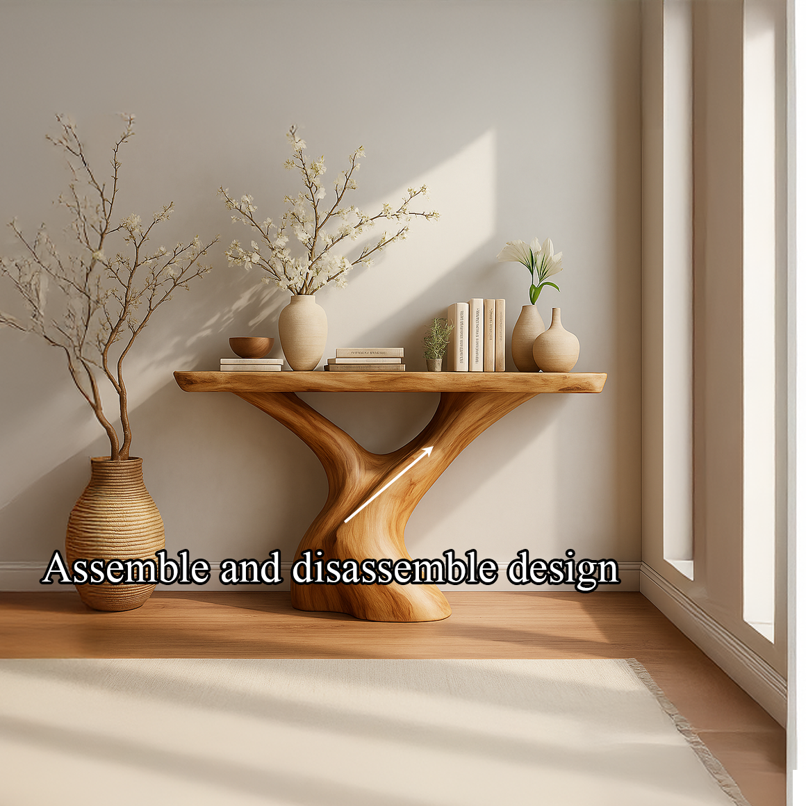 Mid Century Console Table Accent Entryway And Living Room SINLSACS024