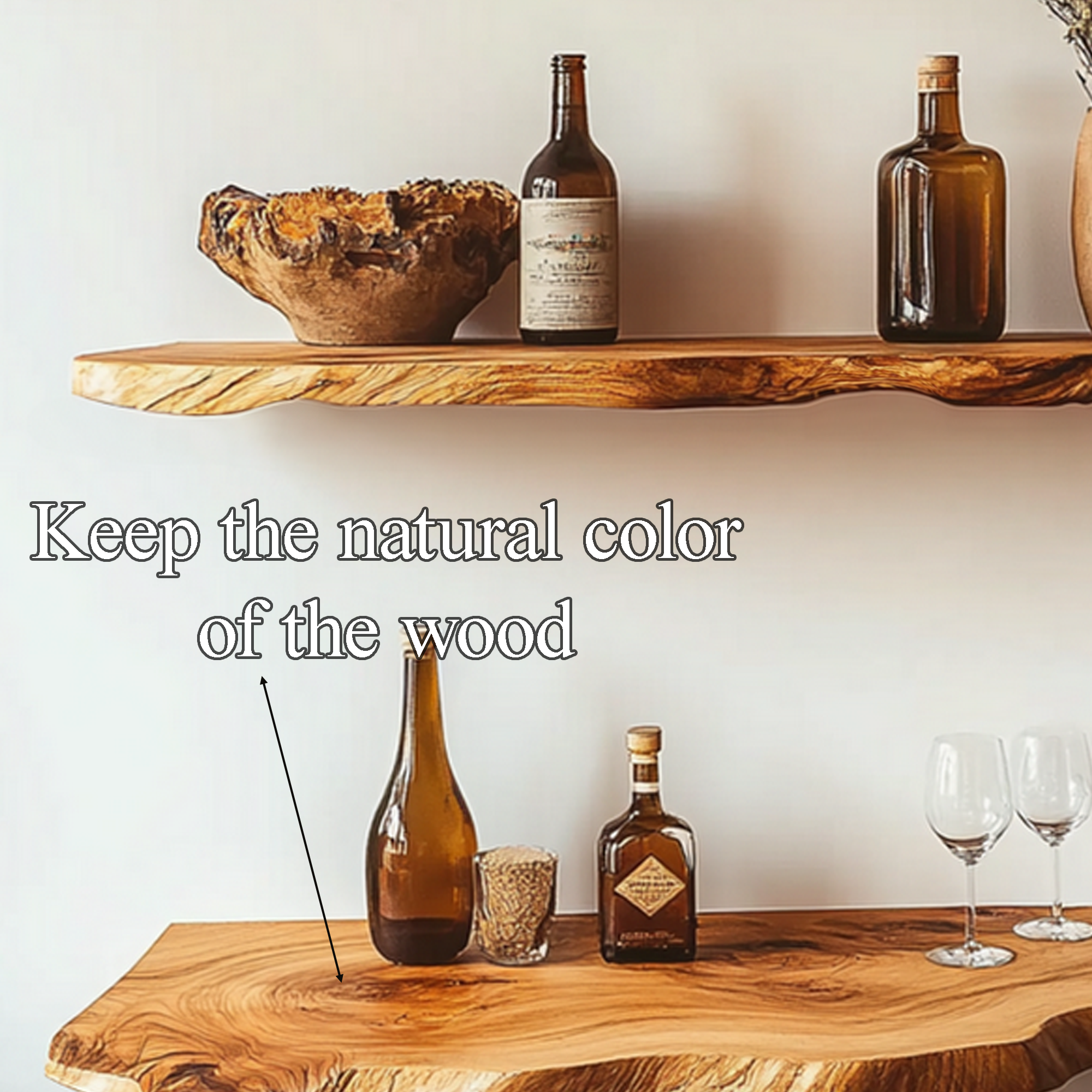 Custom Floating Shelves Wall Shelves Rustic Decor Office Gift SINLFL057