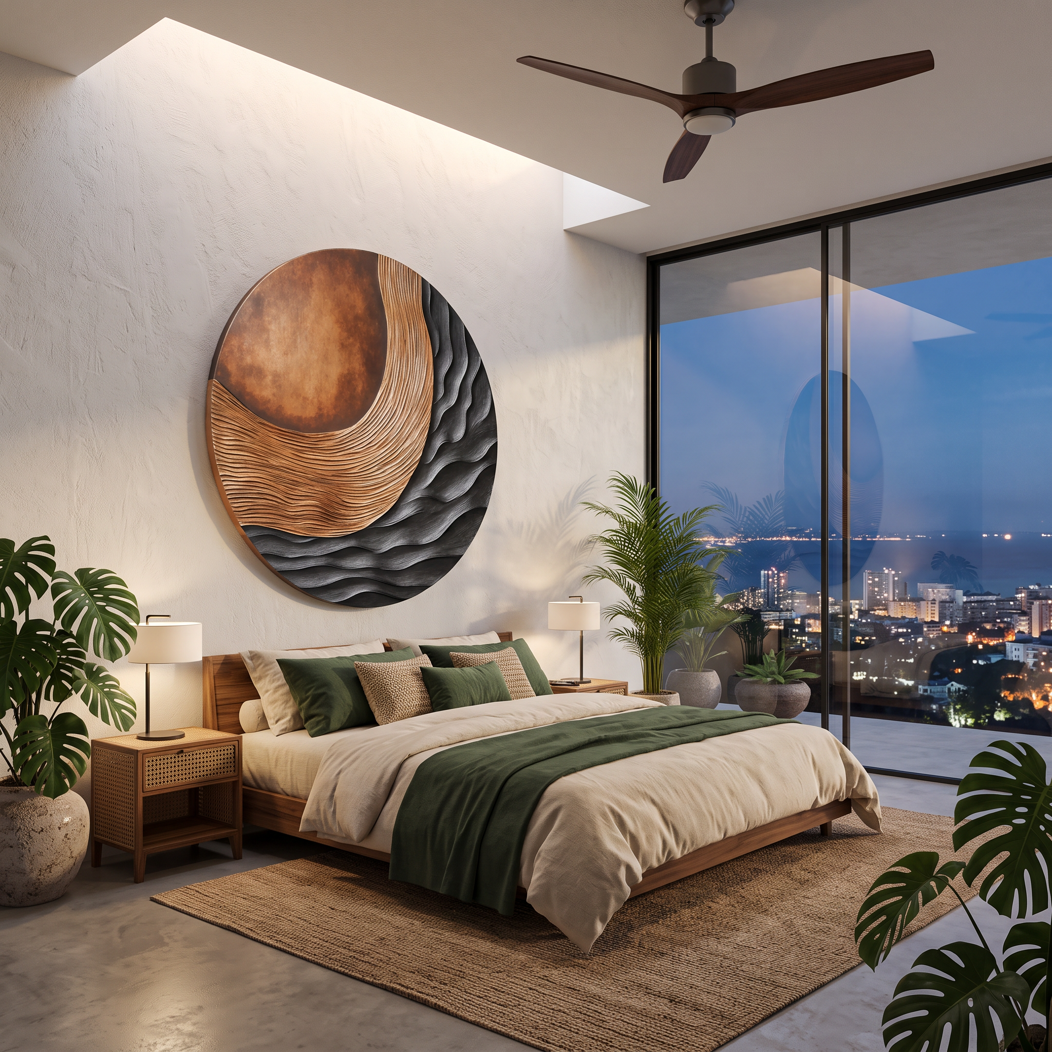 Farmhouse 3D Wood Wall Art For Bedroom Rustic Ambience SILDTTRWA001