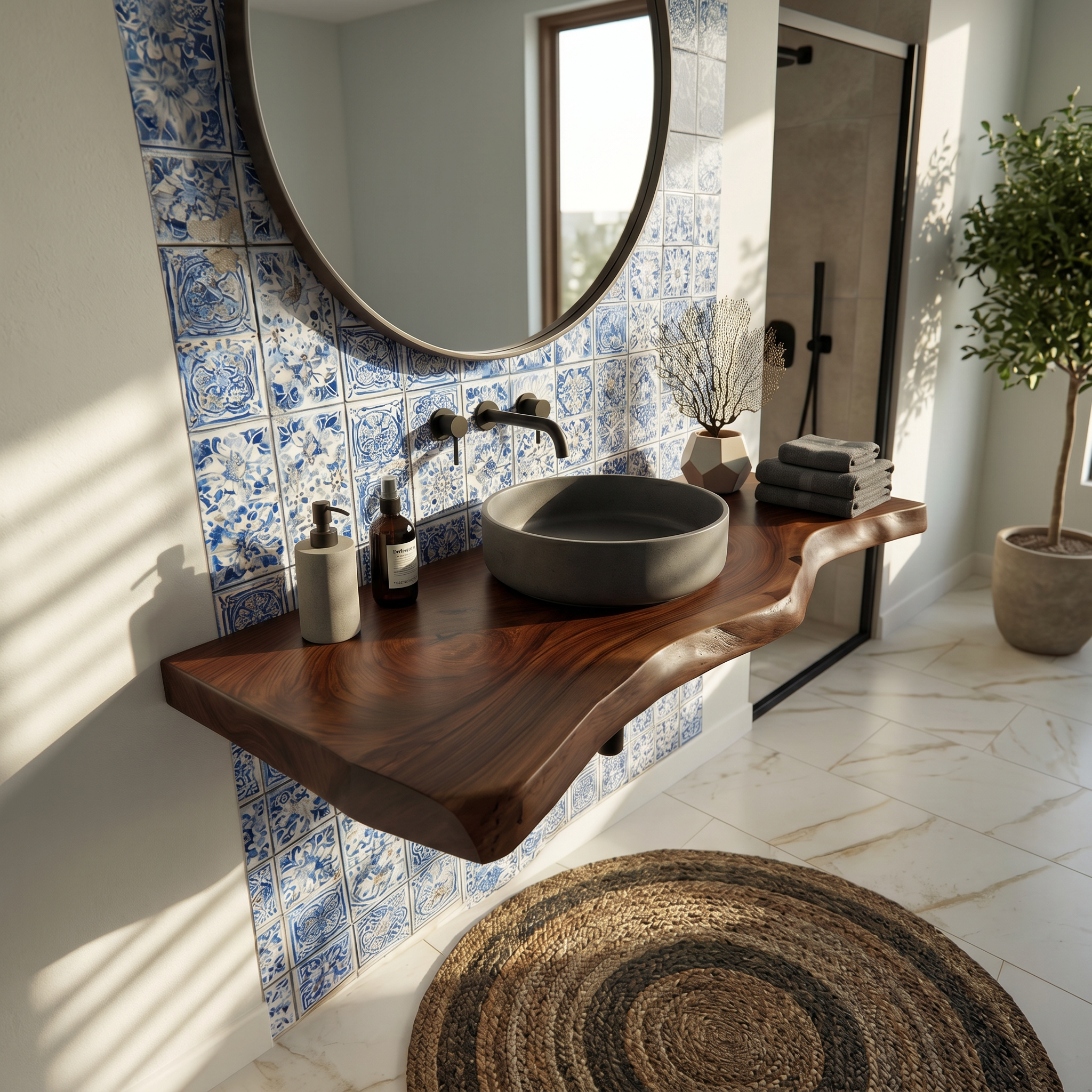 Contemporary Floating Washstand Luxury Residence SILDTTRBRV184