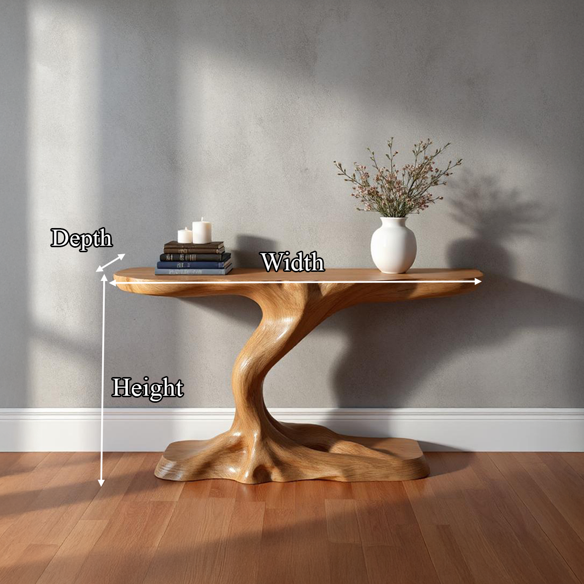 Rustic Branch Console Table Living Room And Entryway SINLSACS274