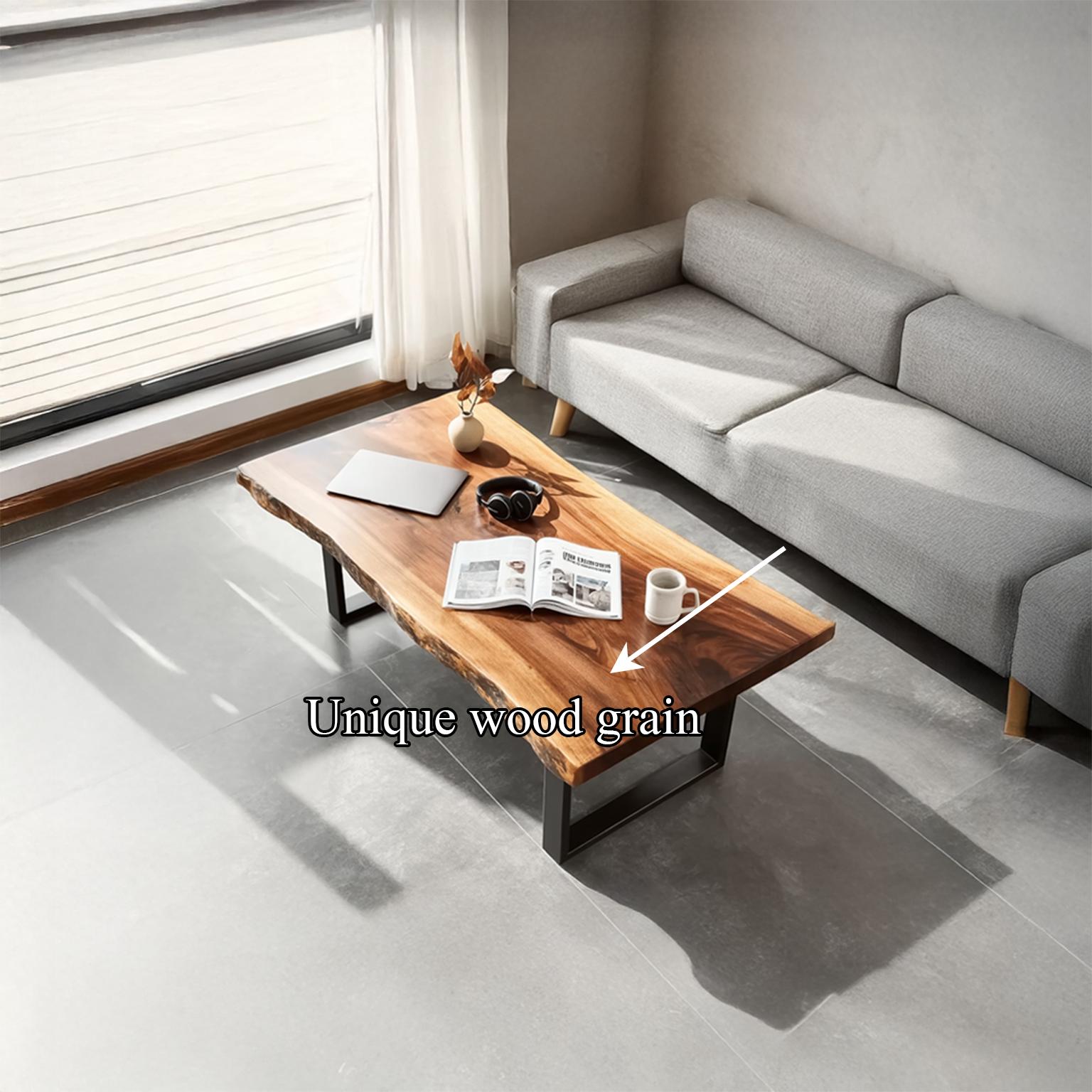 Rustic Coffee Table Living Room SINLSACF070
