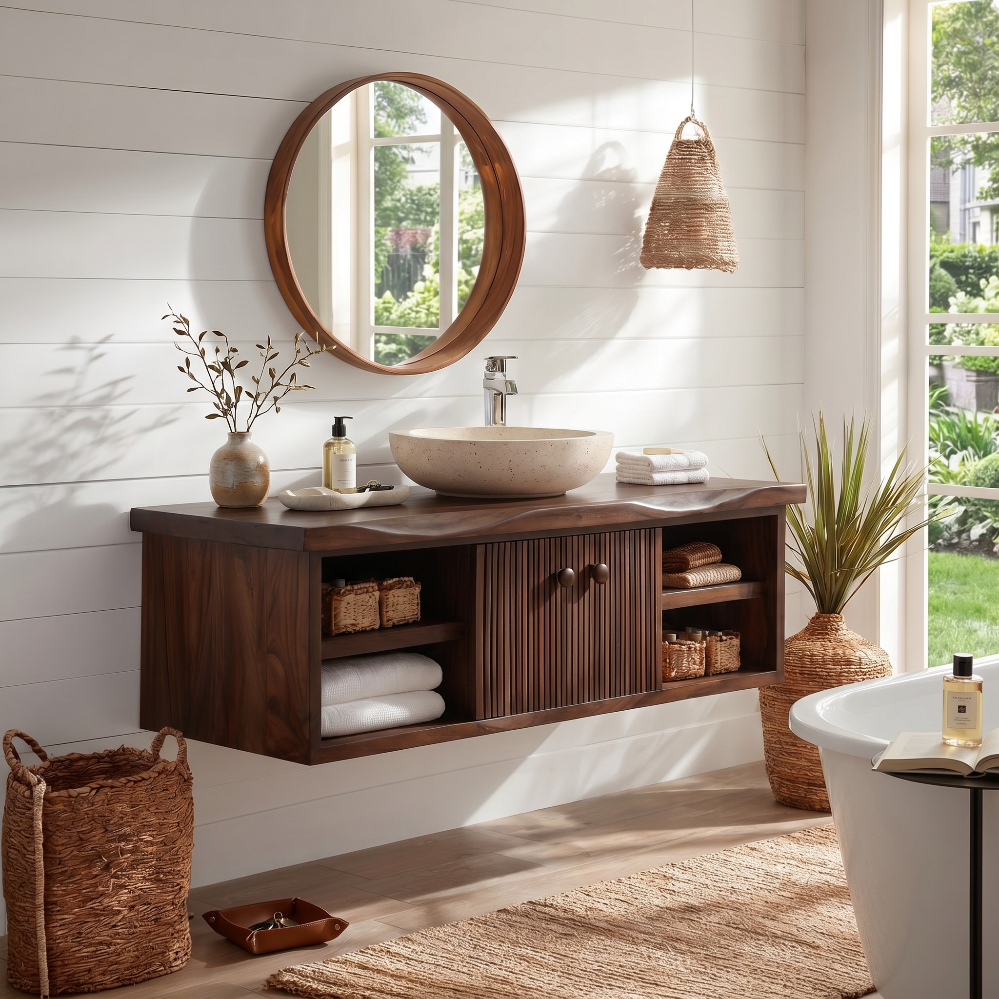 Minimalist Vanity Cabinet Bright Modern Bathroom SILDTTRBRV193
