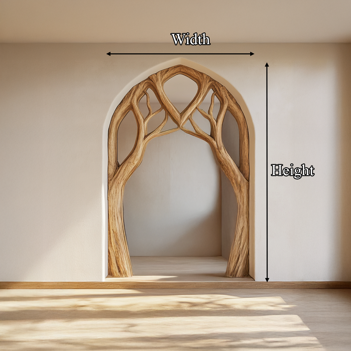 Organic Sculptural Doorway Arch For Living Space And Interior Area SINLSADF003