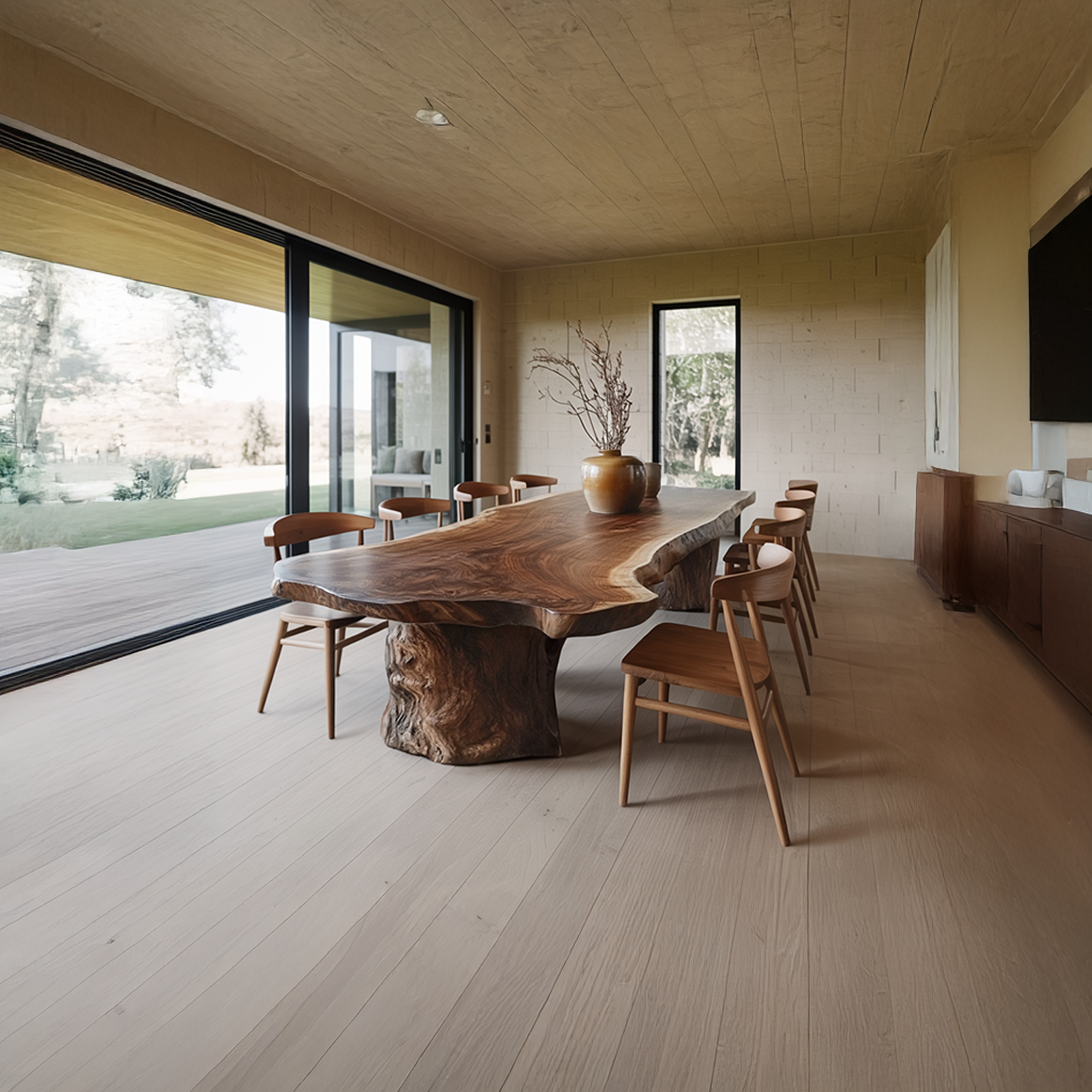 Rustic Dining Table For Dining Room Or Entertaining Area SINLSADT152