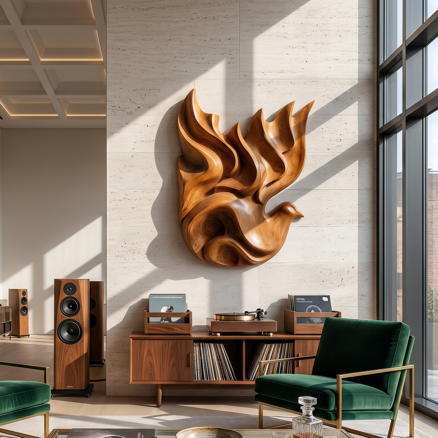 Modern Luxe Dove Wood Wall Art Urban Bedroom Interior Design SILDTTRWA130