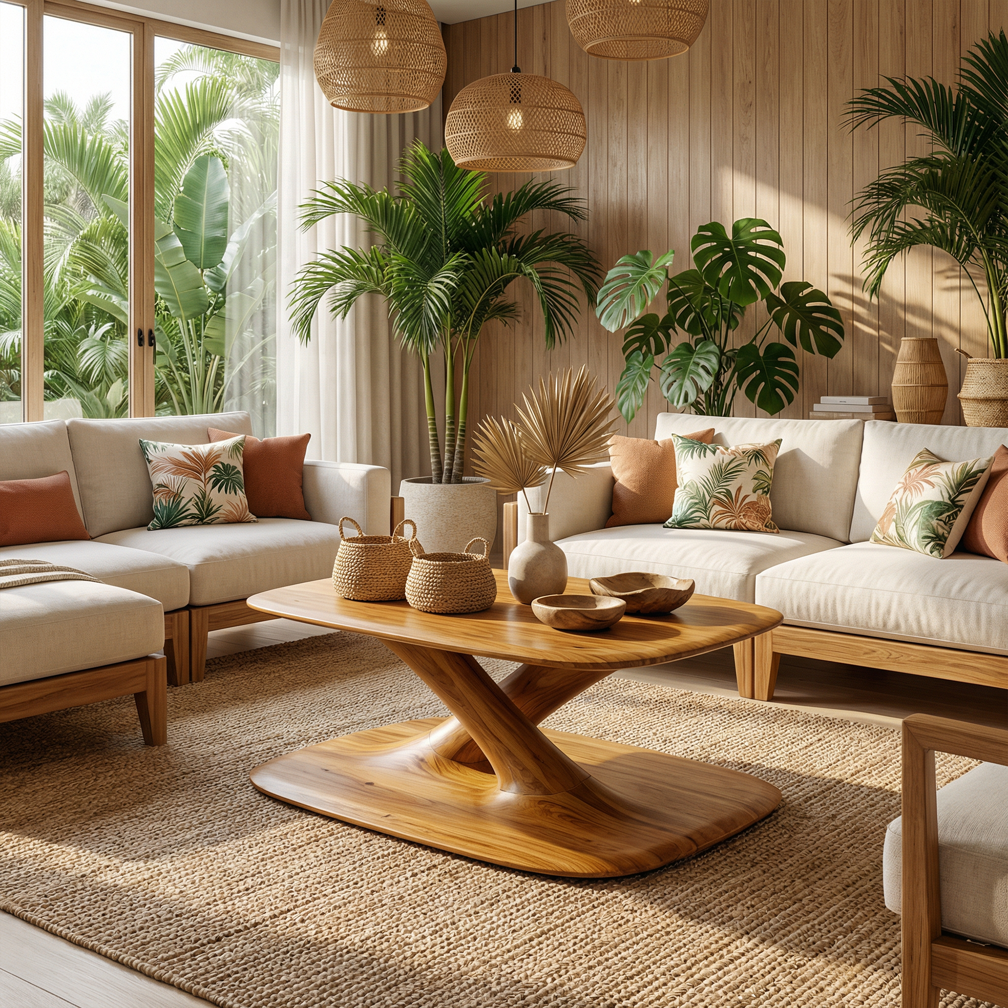 Modern Curved Coffee Table For Living Room And Lounge SINLKICF355