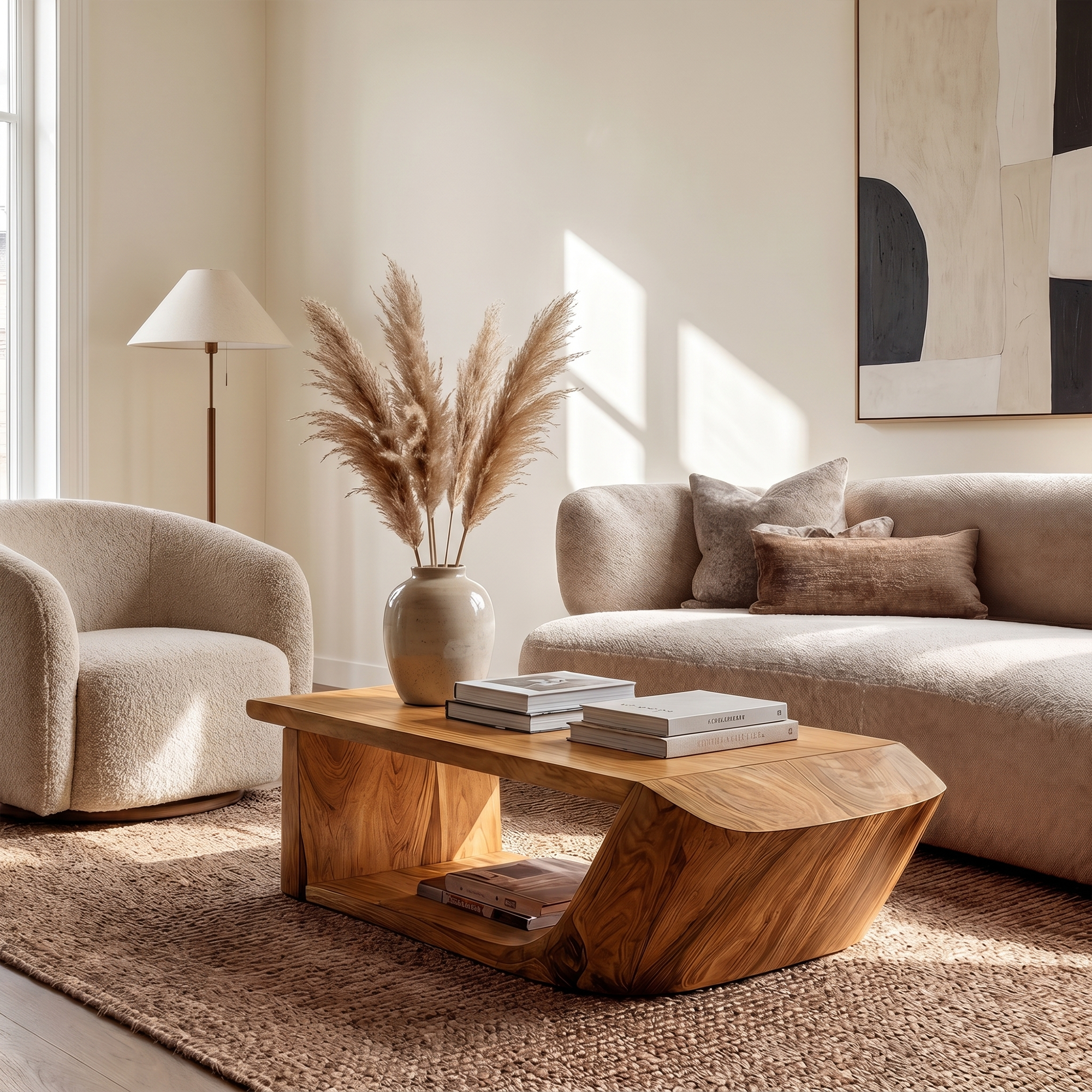 Rustic Wooden Coffee Table For Living Room And Lounge SINLKICF363