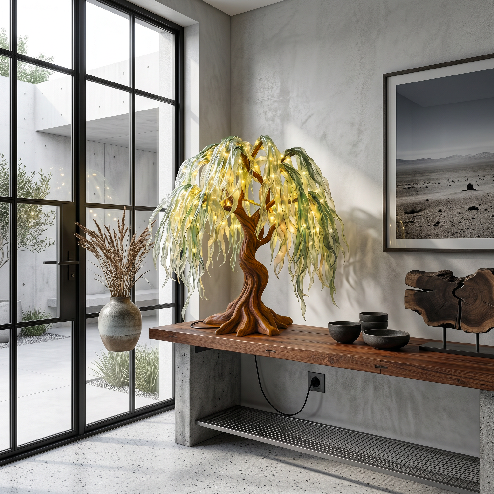 Coastal Decorative Tree Table Lamp For Bedroom SINLSATL018