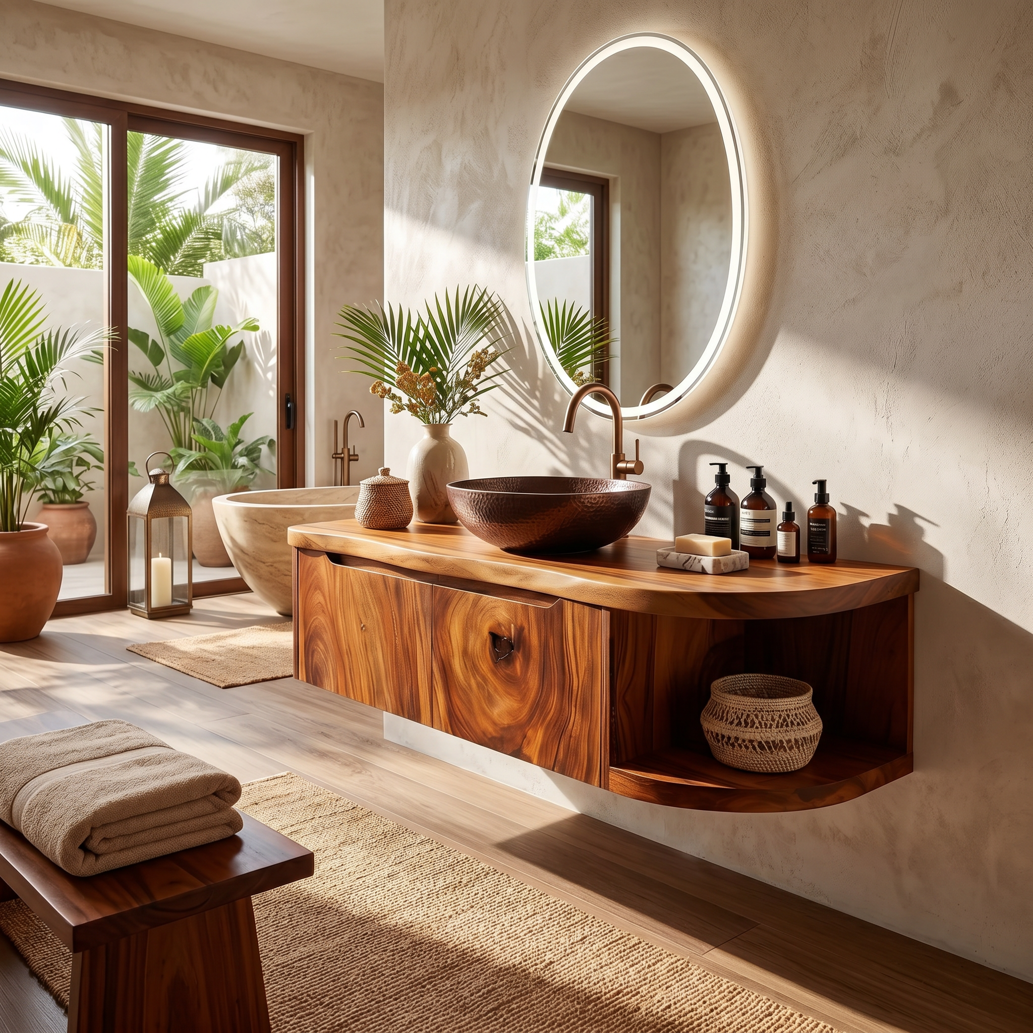 Mediterranean Contemporary Vanity Cabinet Coastal Villa SILDTTRBRV189