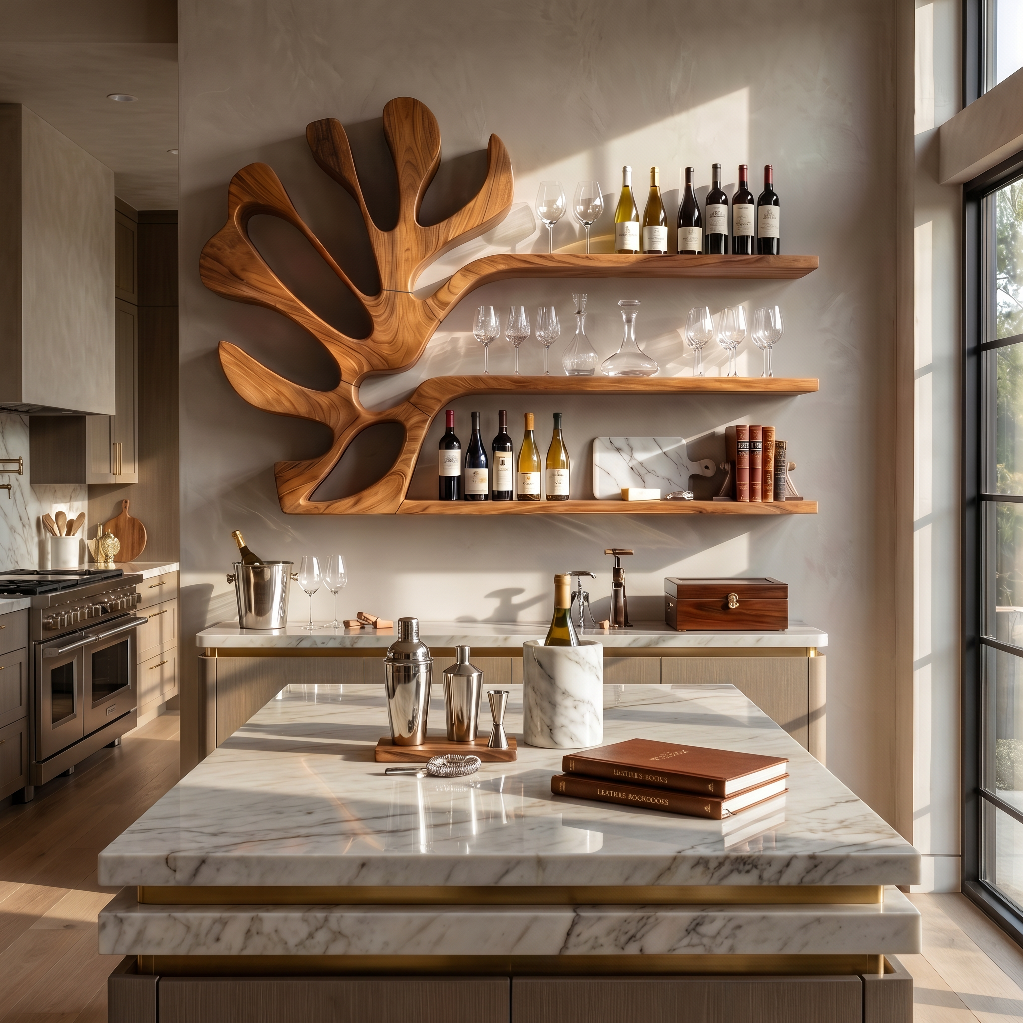 Rustic Wall Wine Rack For Breakfast Nook Bottle Arrangement SILDTTRWH084