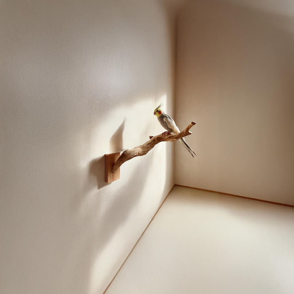 Organic Modern Sculptural Bird Perch For Home SINLSAFL094