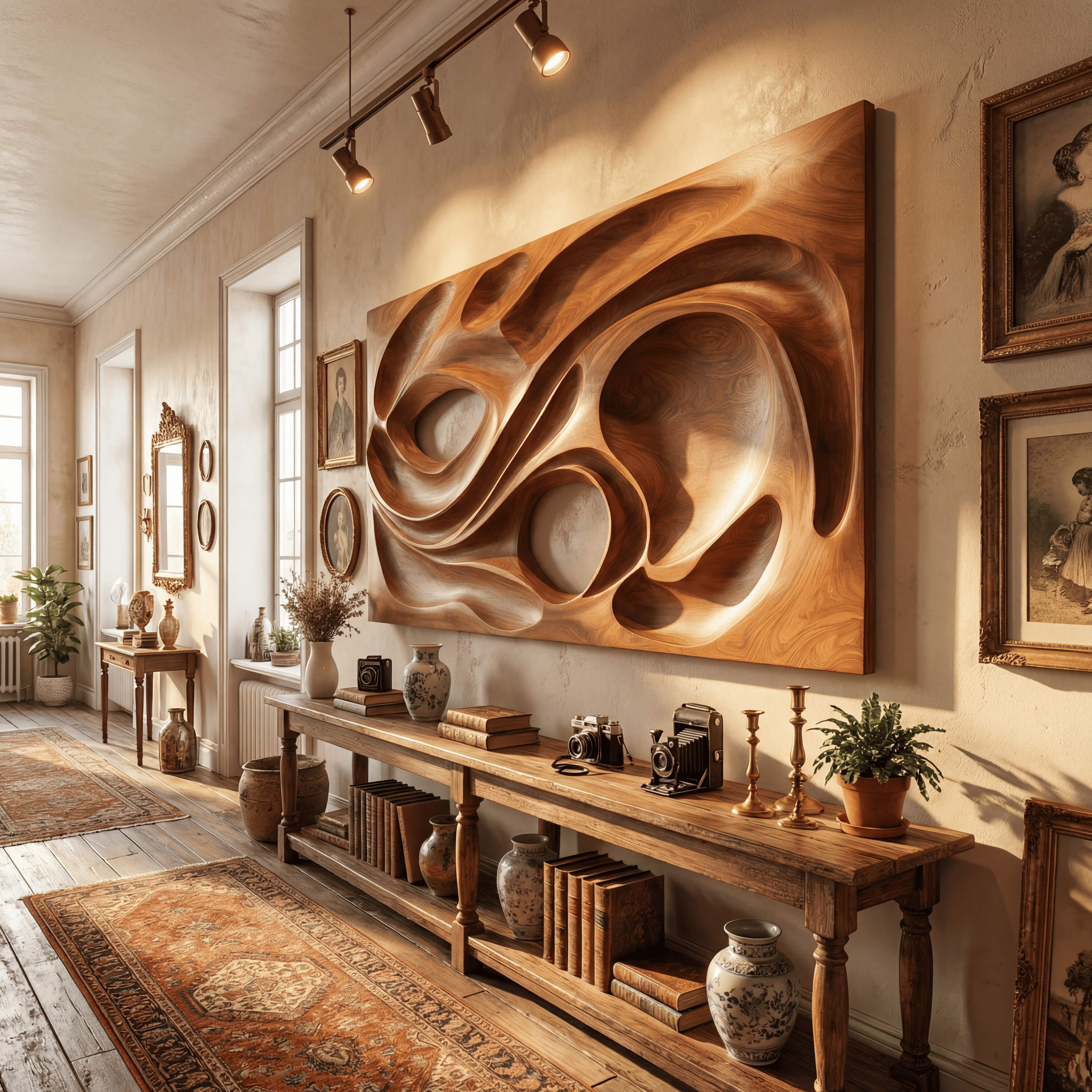Scandinavian Embossed Wall Panel Decor For Dining Area SILDTTNWA085