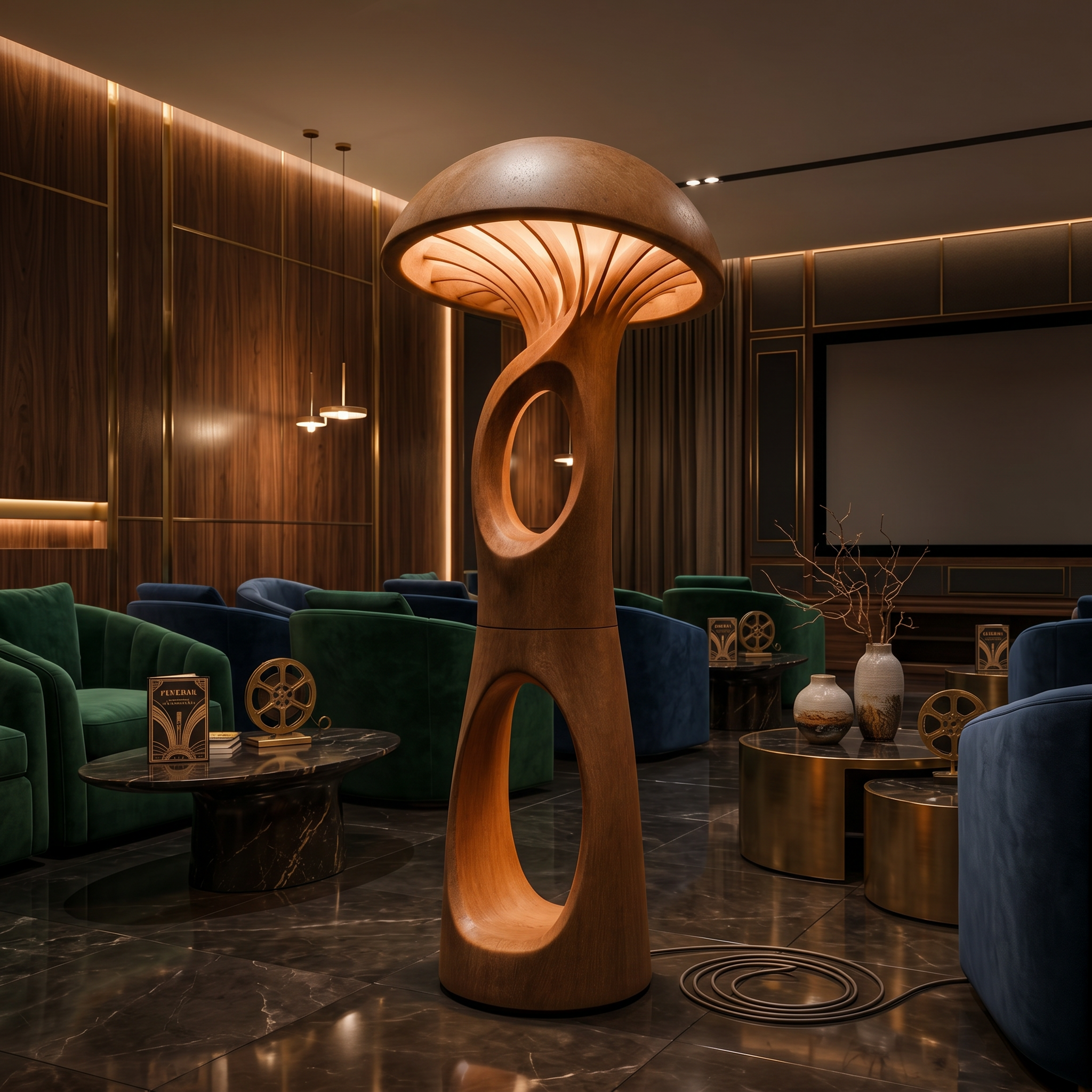 Mid Century Mushroom Floor Lamp For Cozy Corner SILDTTNLAM007
