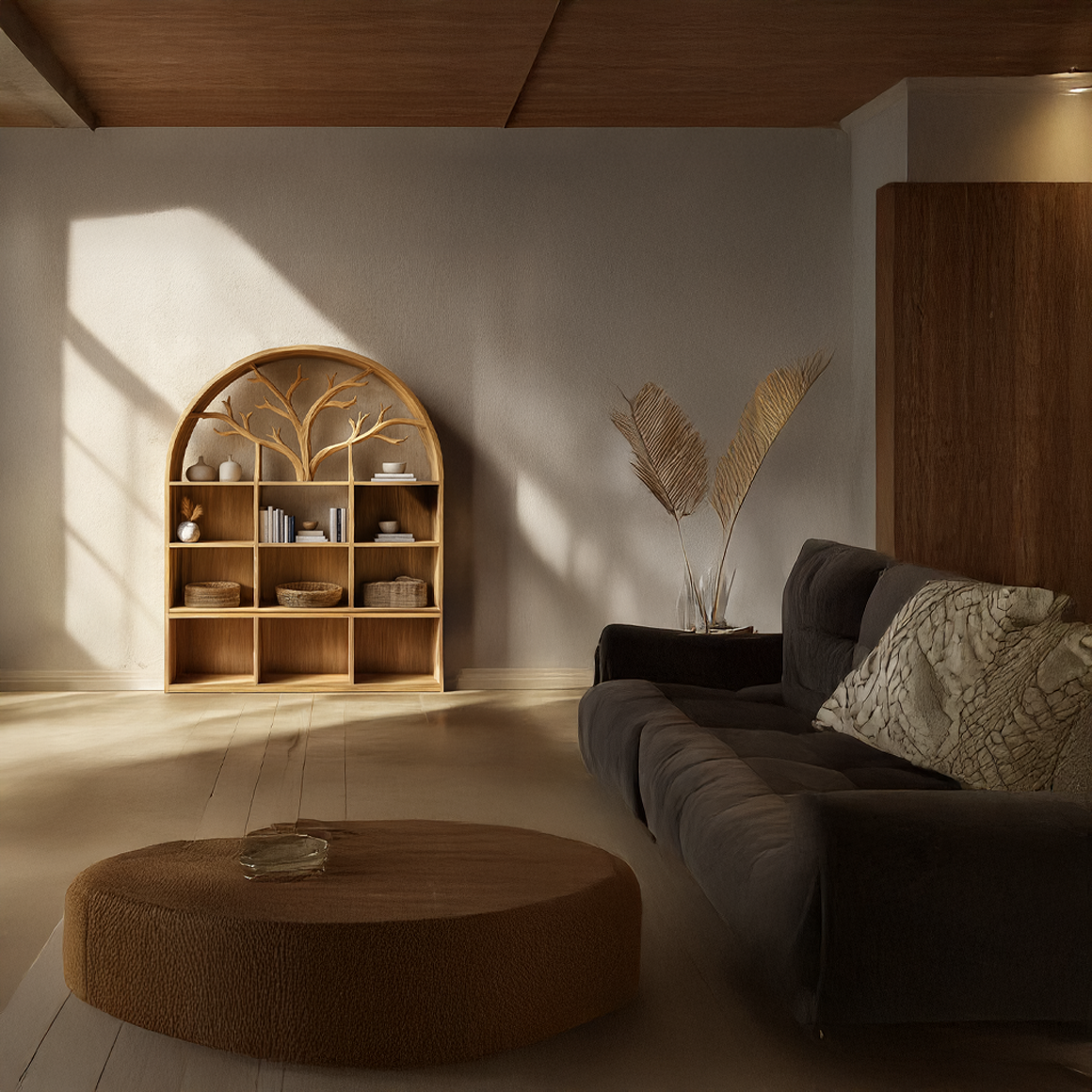 Rustic Tree Storage Cabinet Bedroom And Living Room SINLSASC234