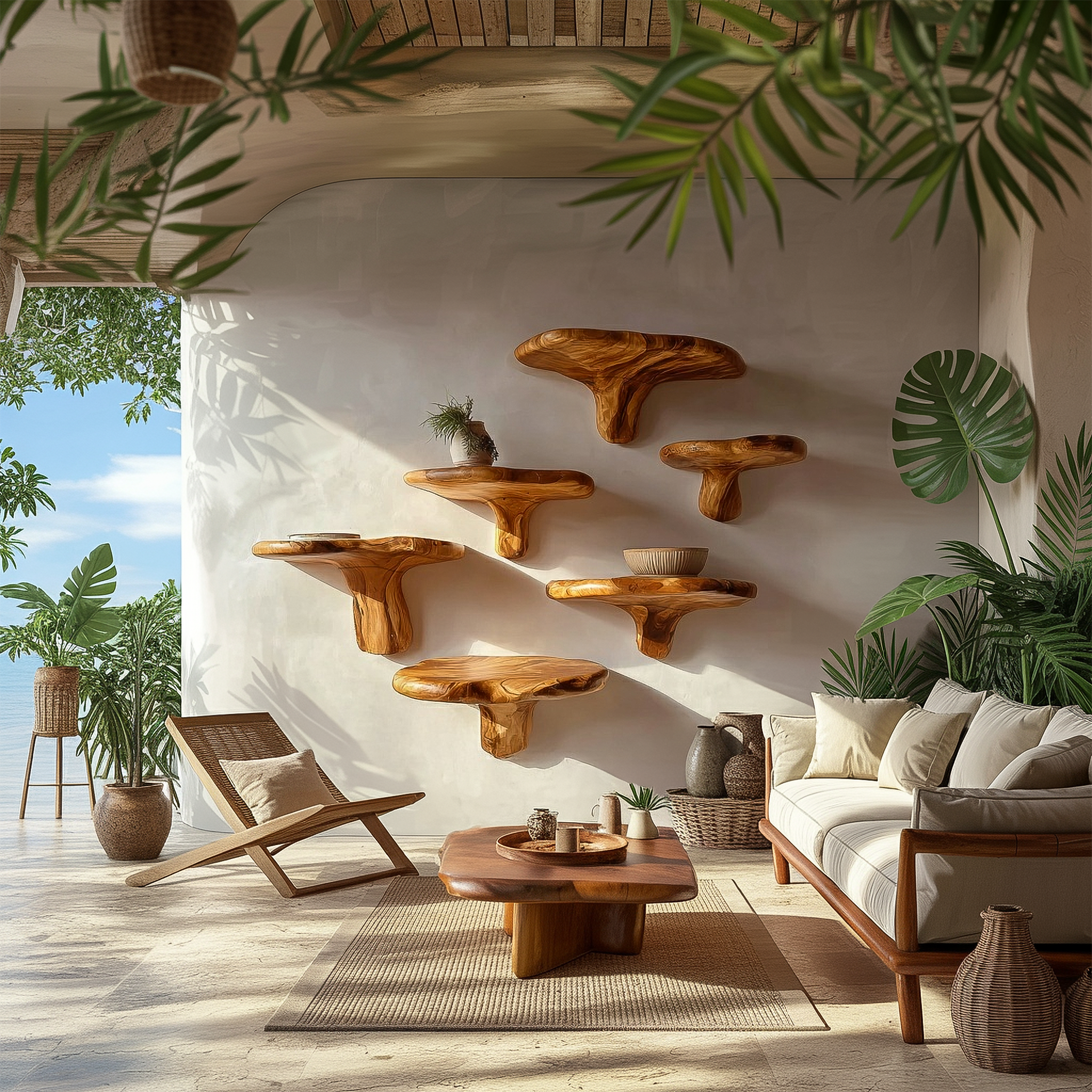Statement Mushroom Shelf Living Room Or Kitchen SINLSAFL467