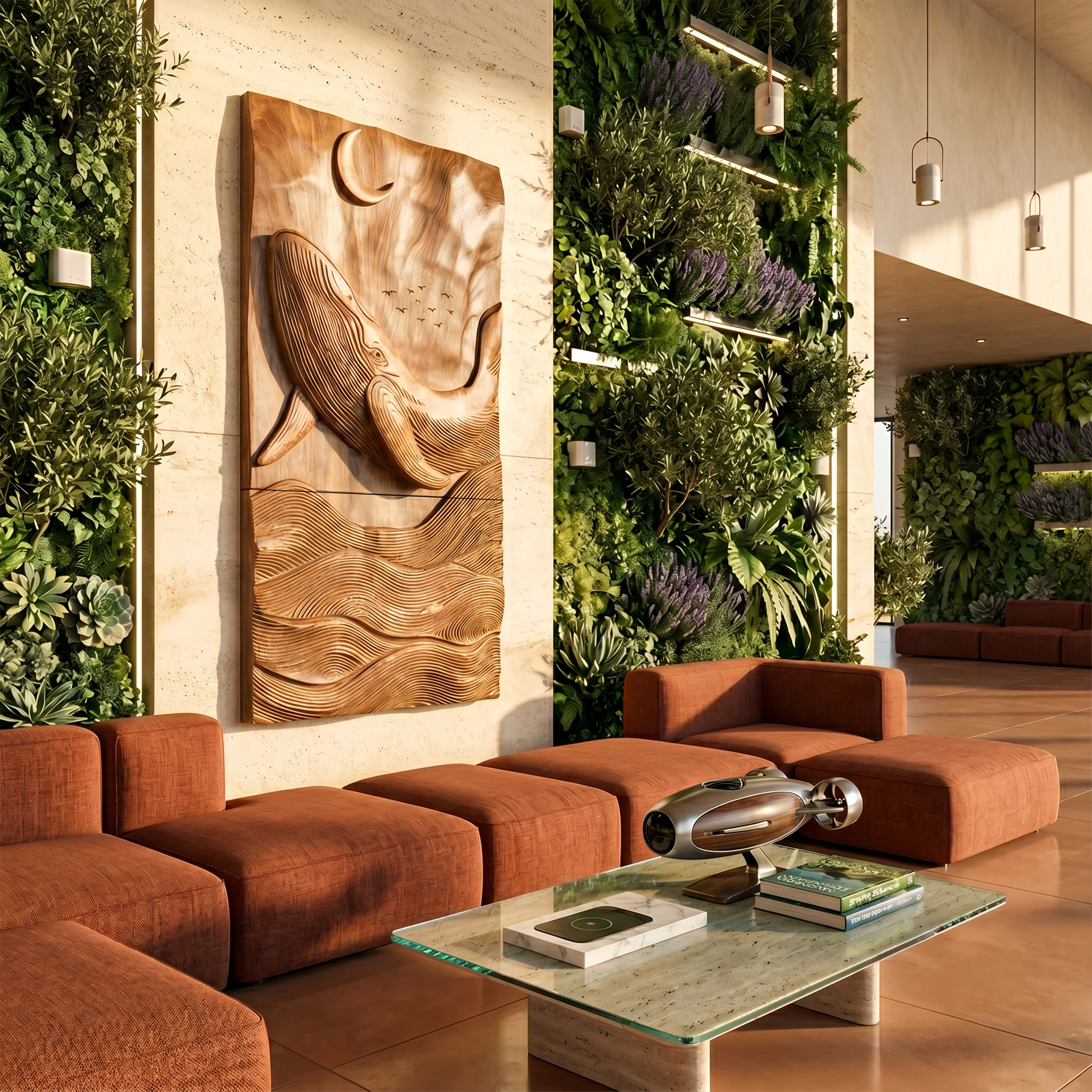 Large Abstract Wood Wall Decor For Elegant Modern Interiors SILDTTRWA075