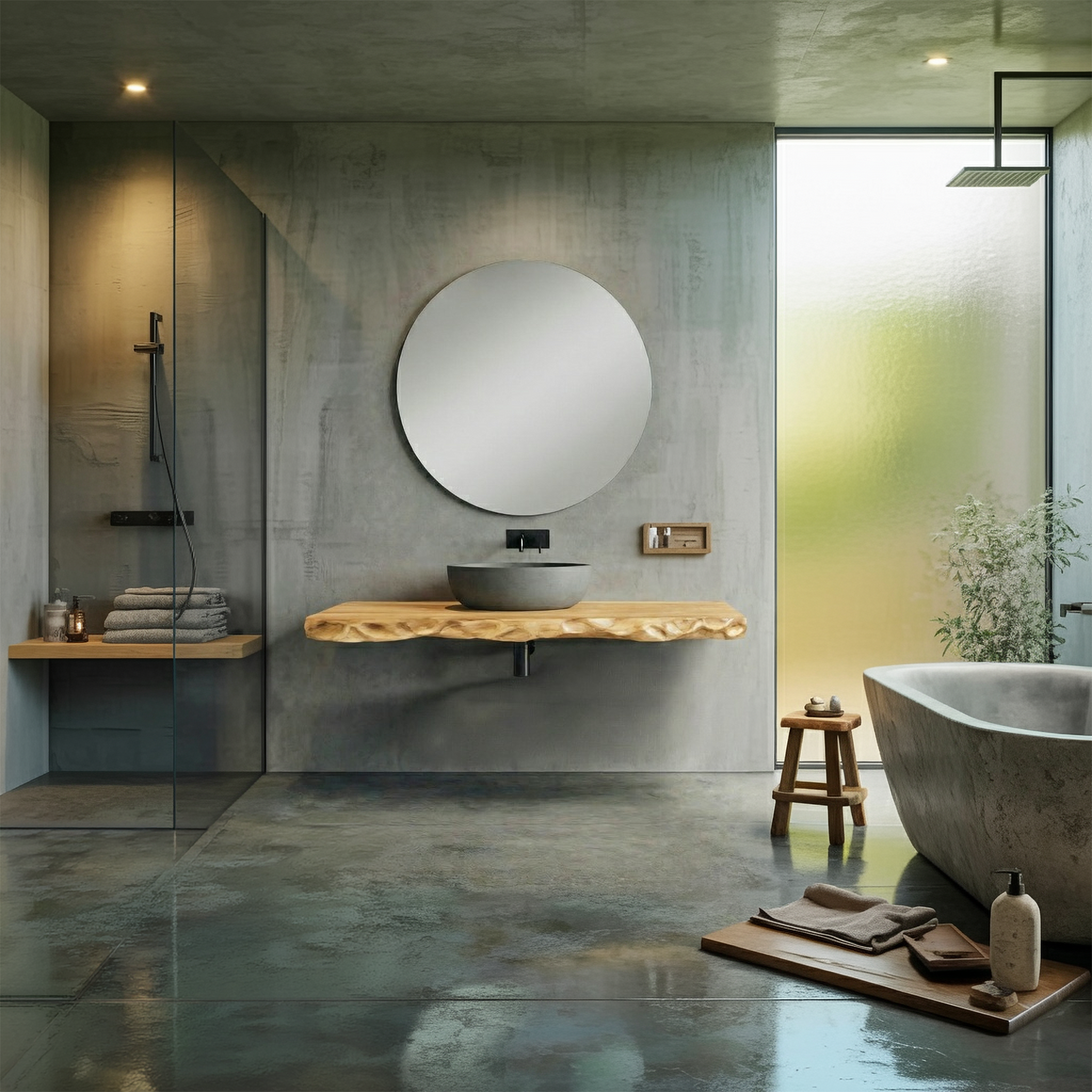 Modern Floating Bathroom Vanity For Bathroom And Vanity Wall SINLSABRV289