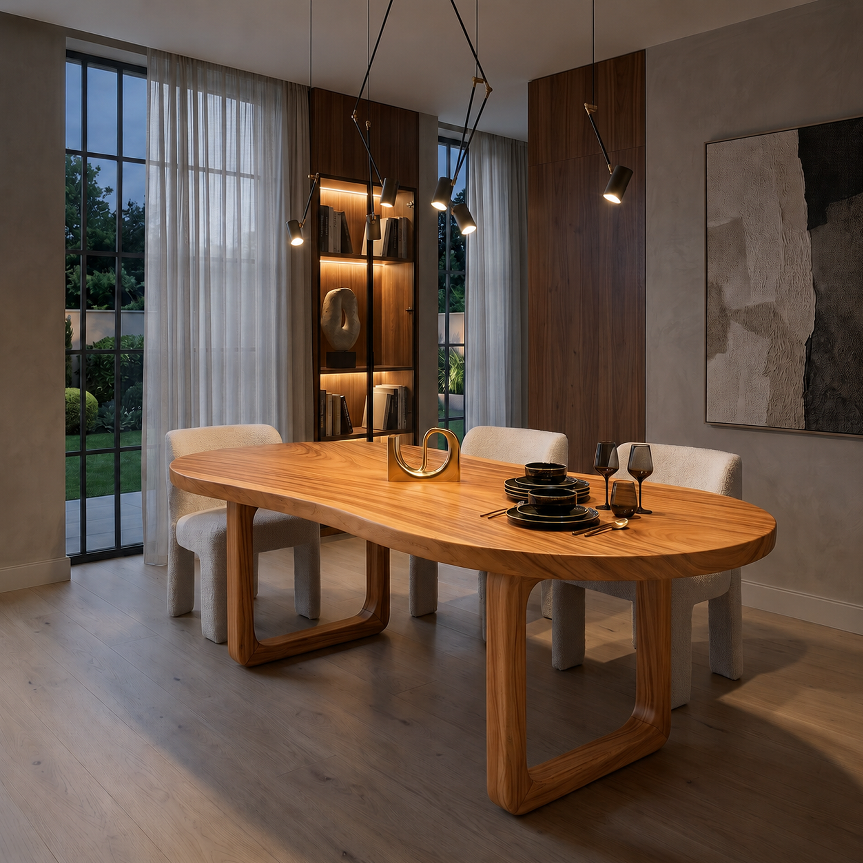 Tropical Oval Dining Room Table For Poolside Room SILDTTRDN057