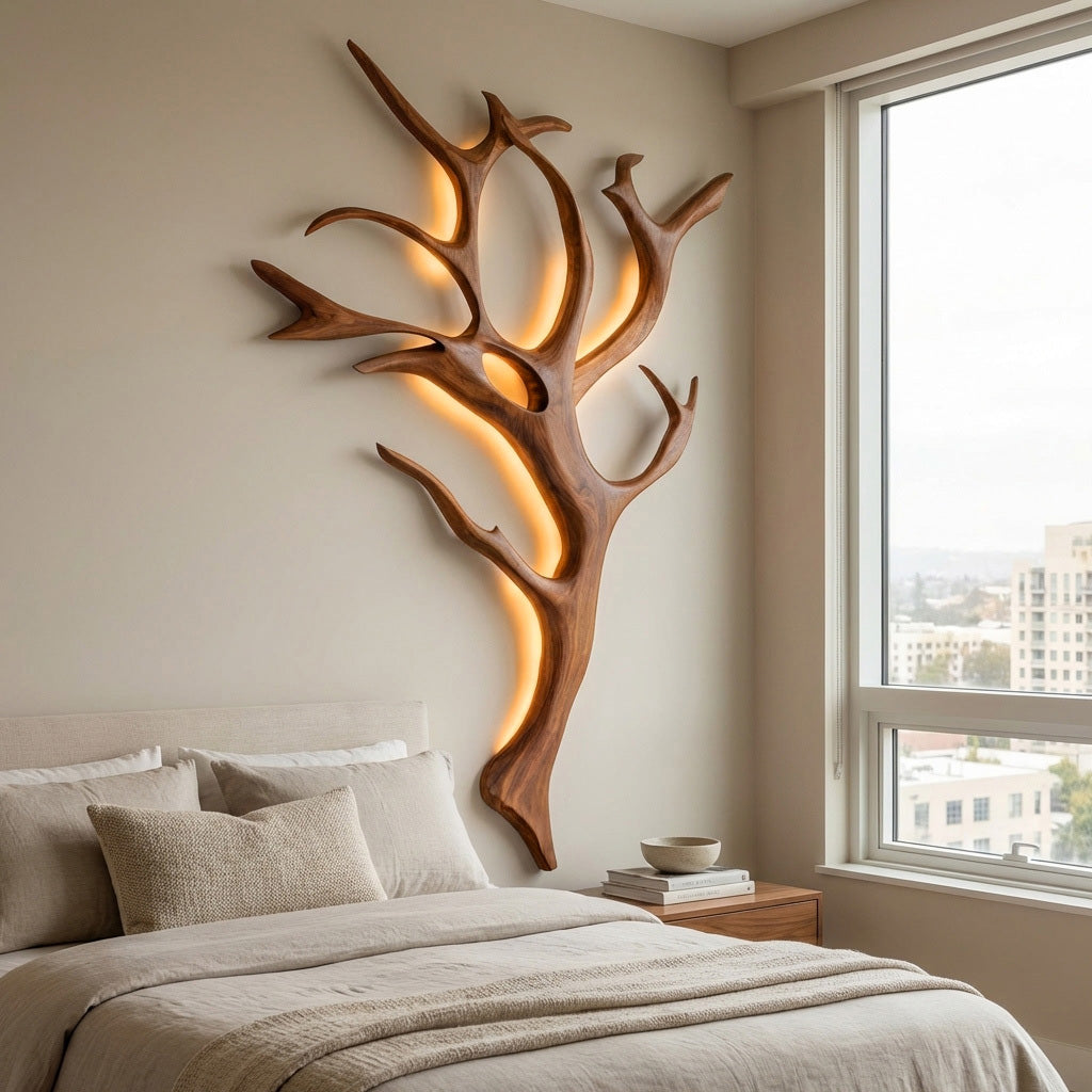 Handcrafted Branch Wall Lamp For Wall Decor RTTHHNLAM061