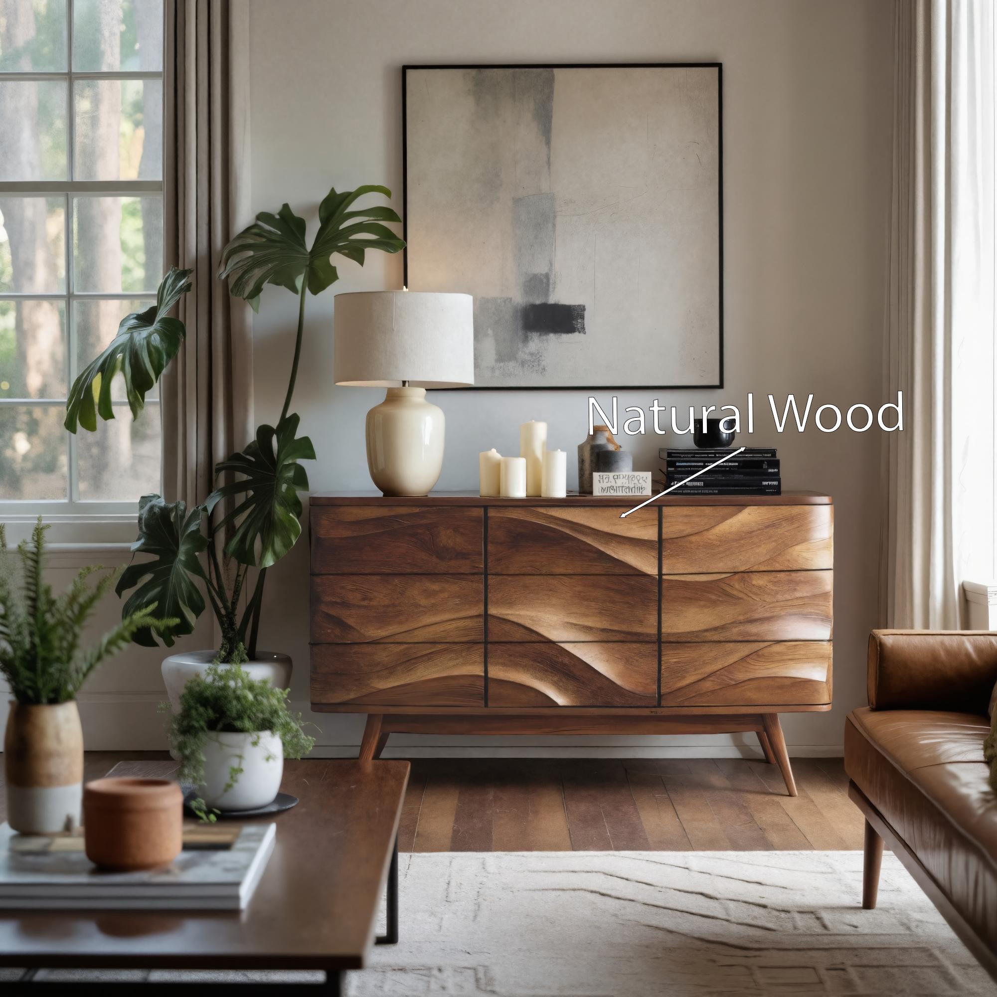 Modern Wavy Sideboard For Living Room Or Dining SITHHNSIB008