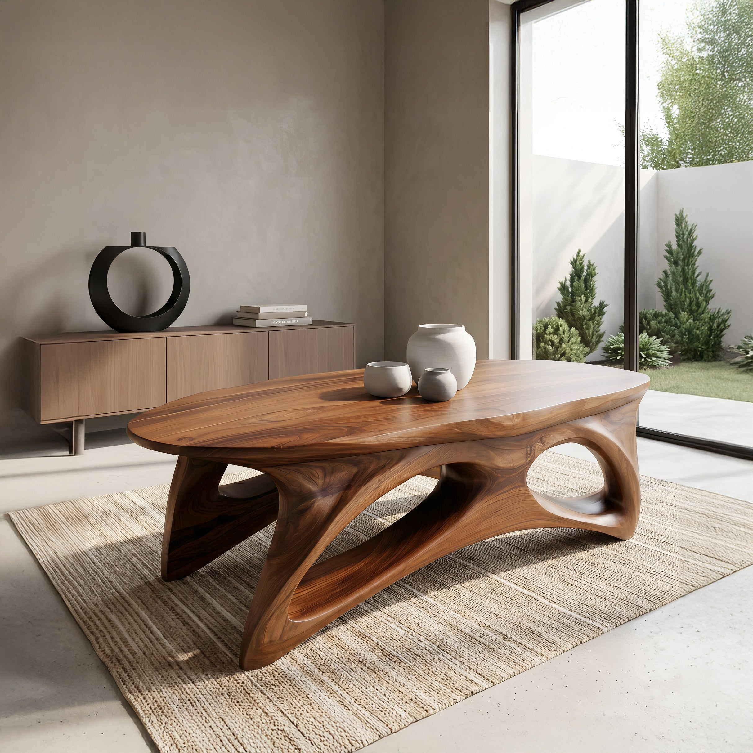 Organic Sculptural Coffee Table For Lounge Or Holiday Decoration SITHHNCM004