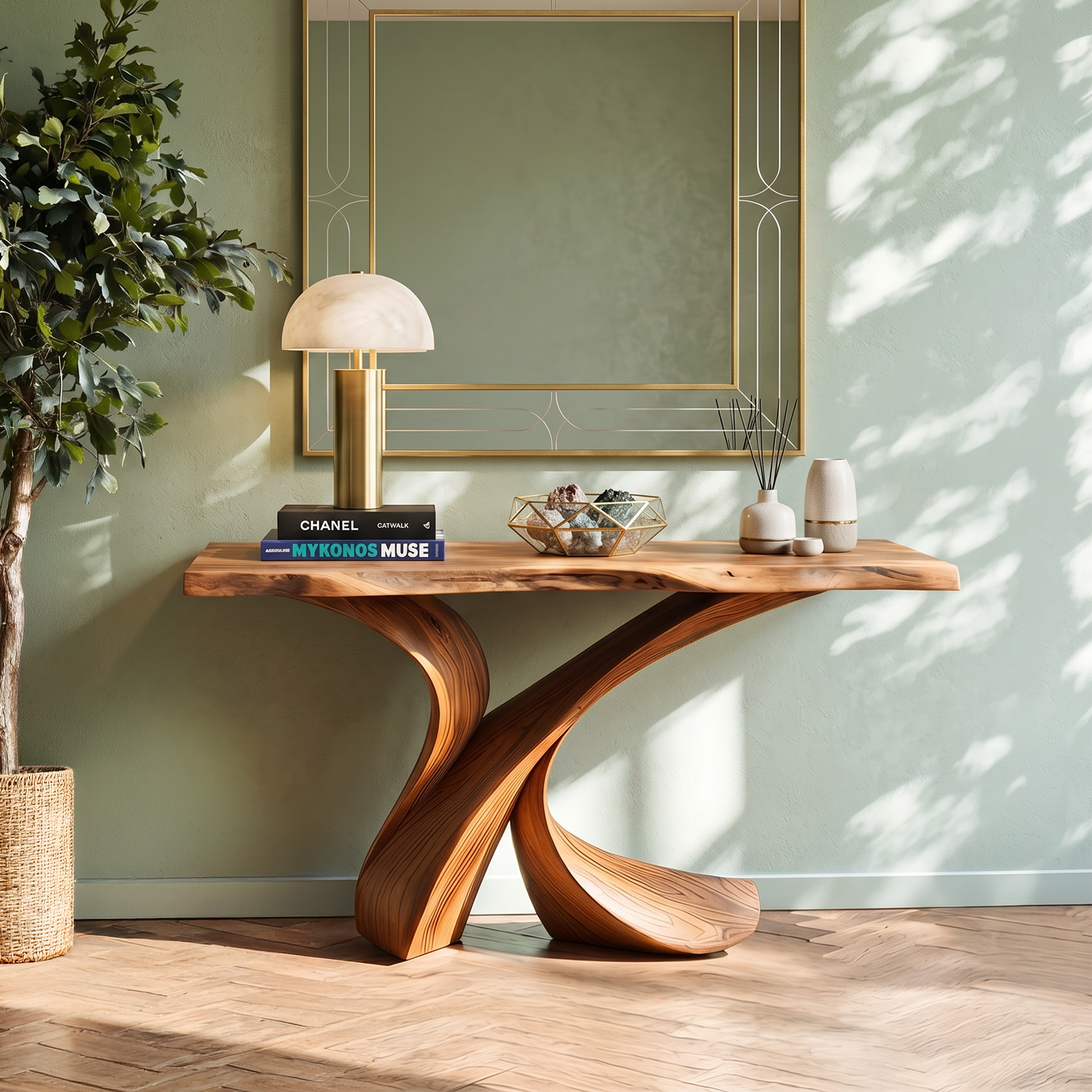 Rustic Wood Console Table Entryway Design SILDTTRCS225