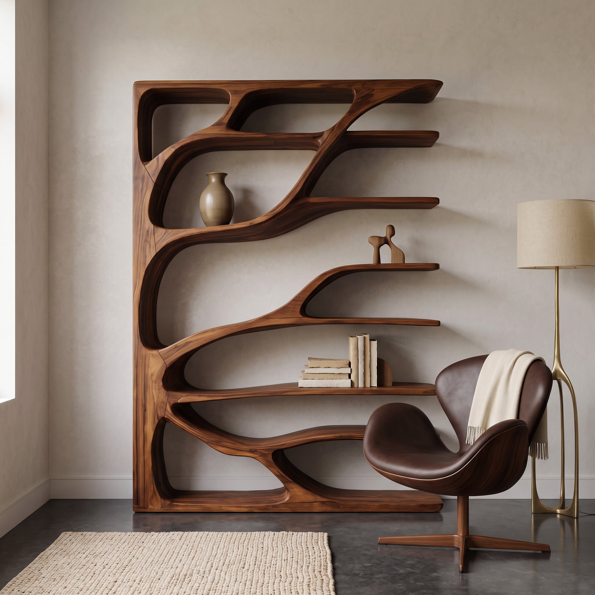 Modern Statement Bookshelf For Home Interiors Decor RTTHHNBS090