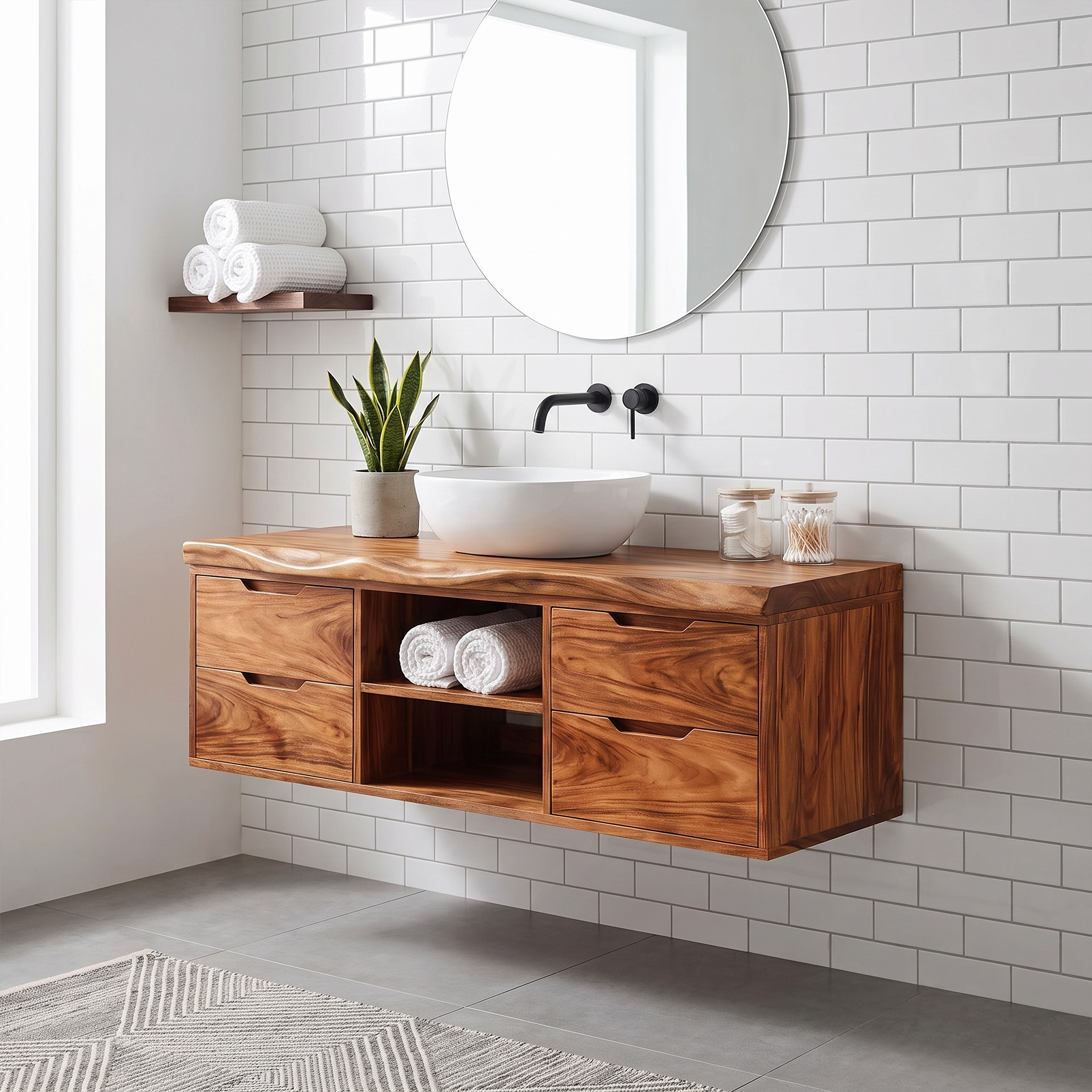Transitional Bathroom Vanity Classic Luxury Suite SILDTTRBRV198