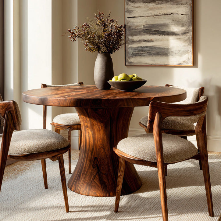 Artistic Pedestal Dining Table For Dining Furniture RTTHHNDN057