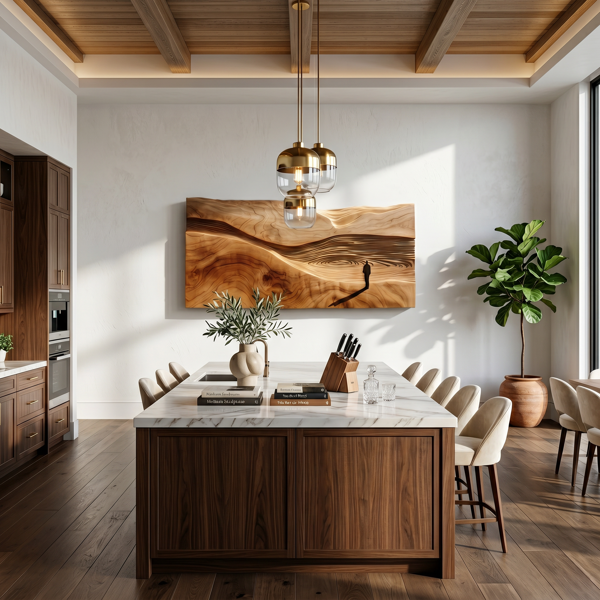 Artisan Fishing Boat Wood Wall Art For Contemporary Organic Interior Design SILDTTRWA096