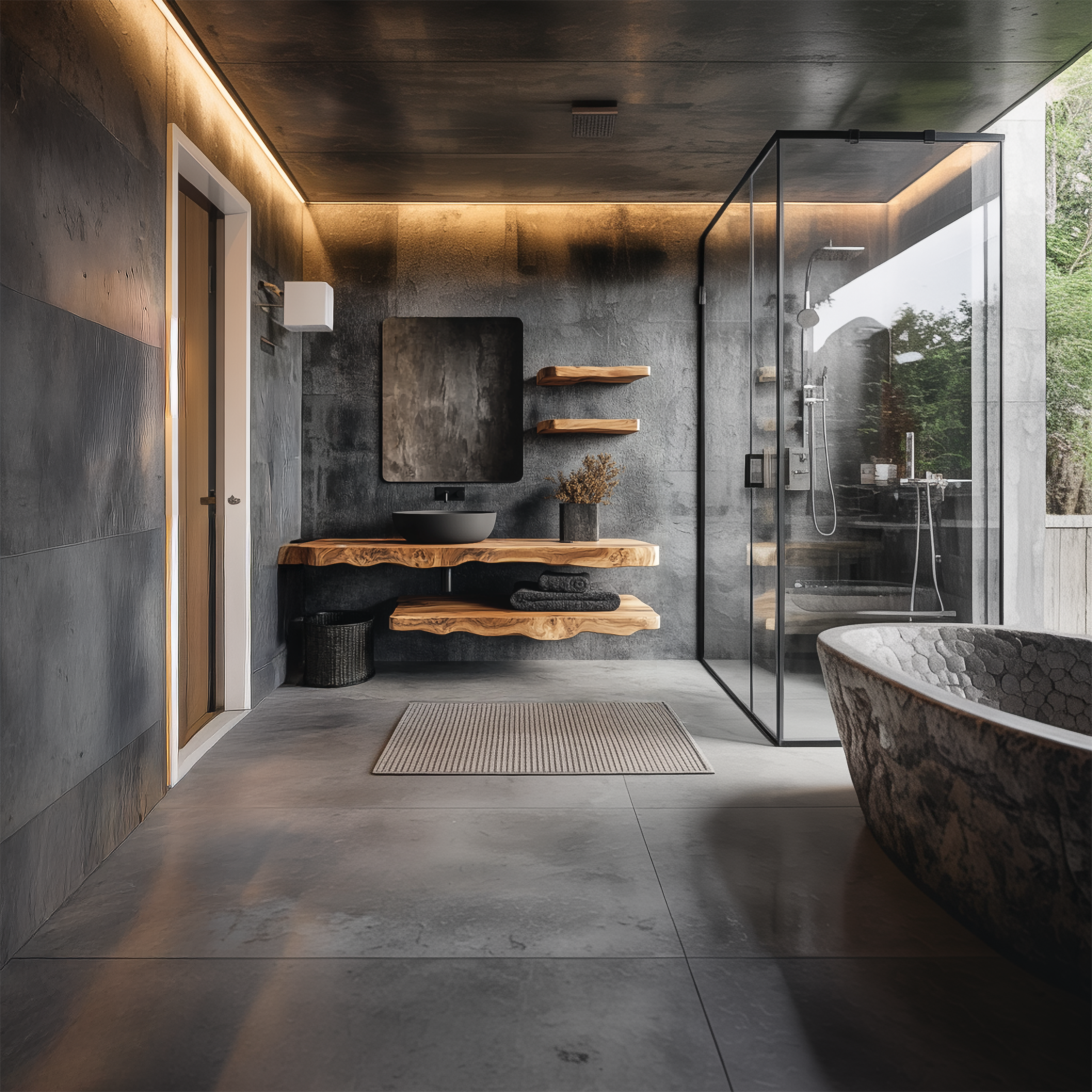 Rustic Bathroom Vanity Shelf Farmhouse Wood Bathroom Accent SINLSABRV243