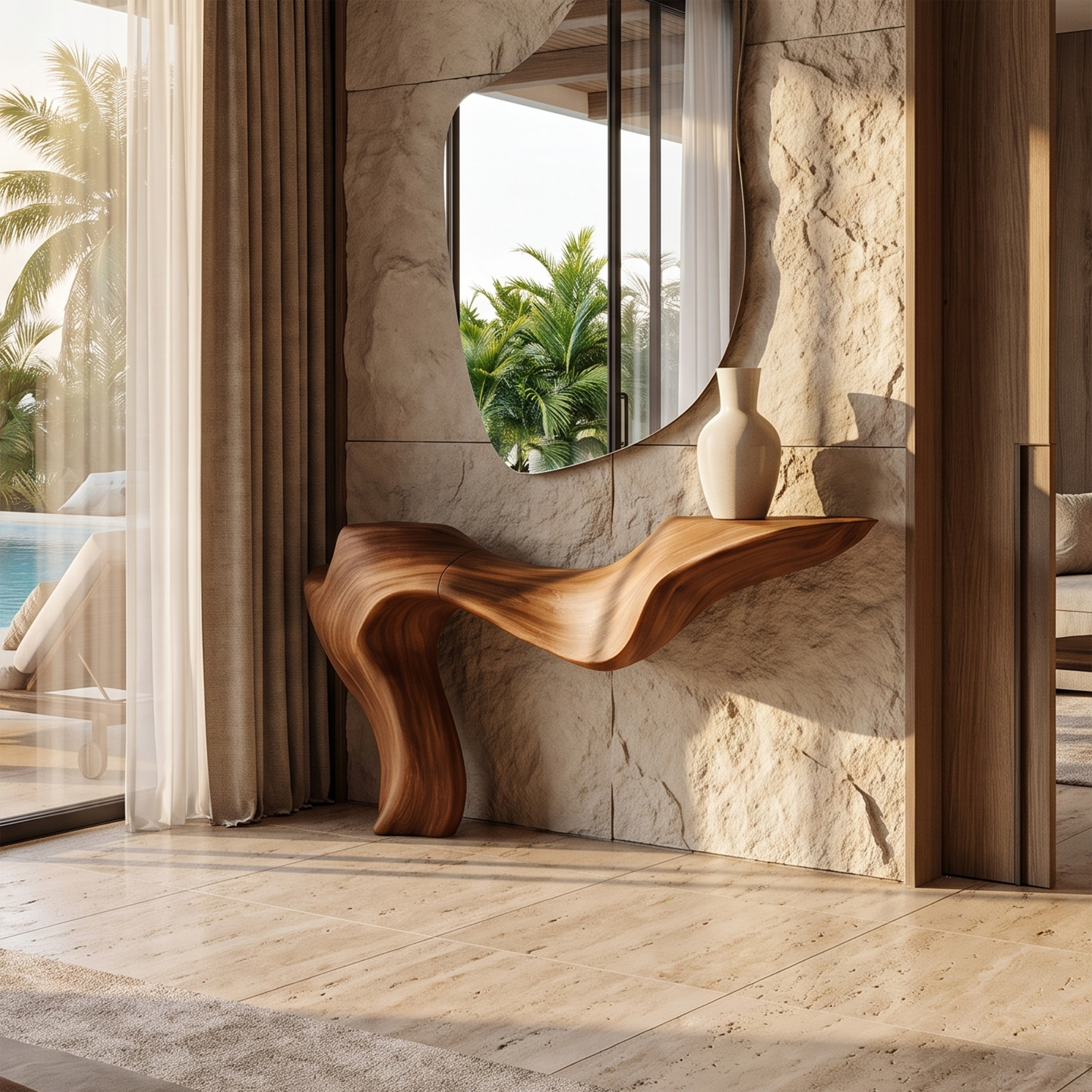Rustic Live Edge Console Table For Entryway Design Ideas SILDTTNCS001