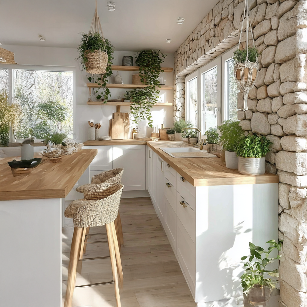 Scandinavian Rustic Kitchen Island Kitchen Or Dining Room SINLSAKI002