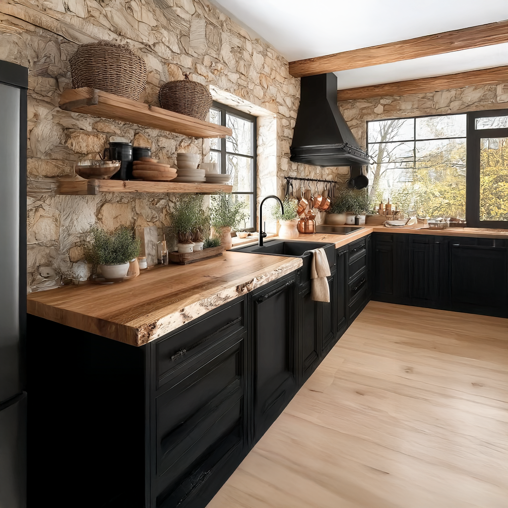 Rustic Kitchen Island Kitchen Or Home Cafe SINLSAKI004