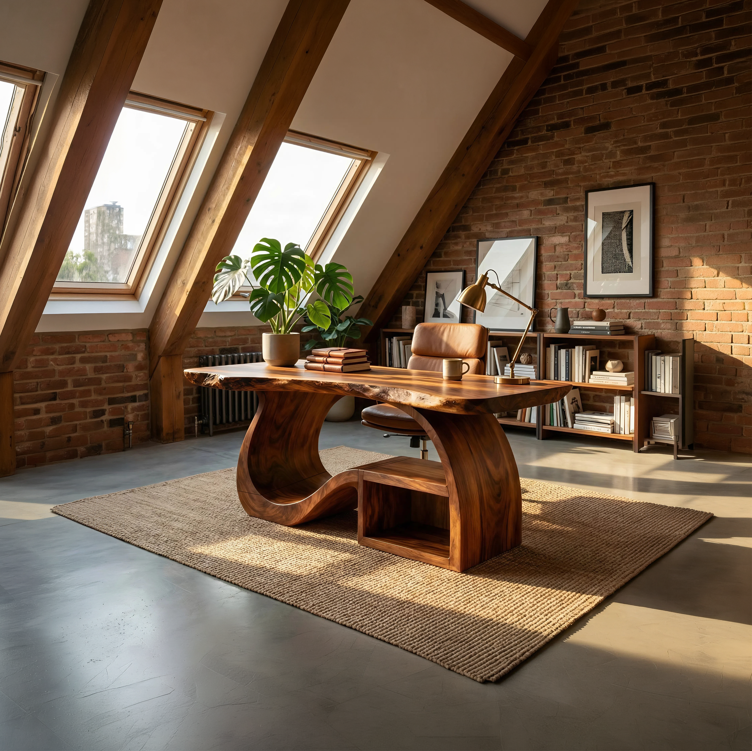 Mid Century Writing Desk For Refined Home Office SILDTTNDE023