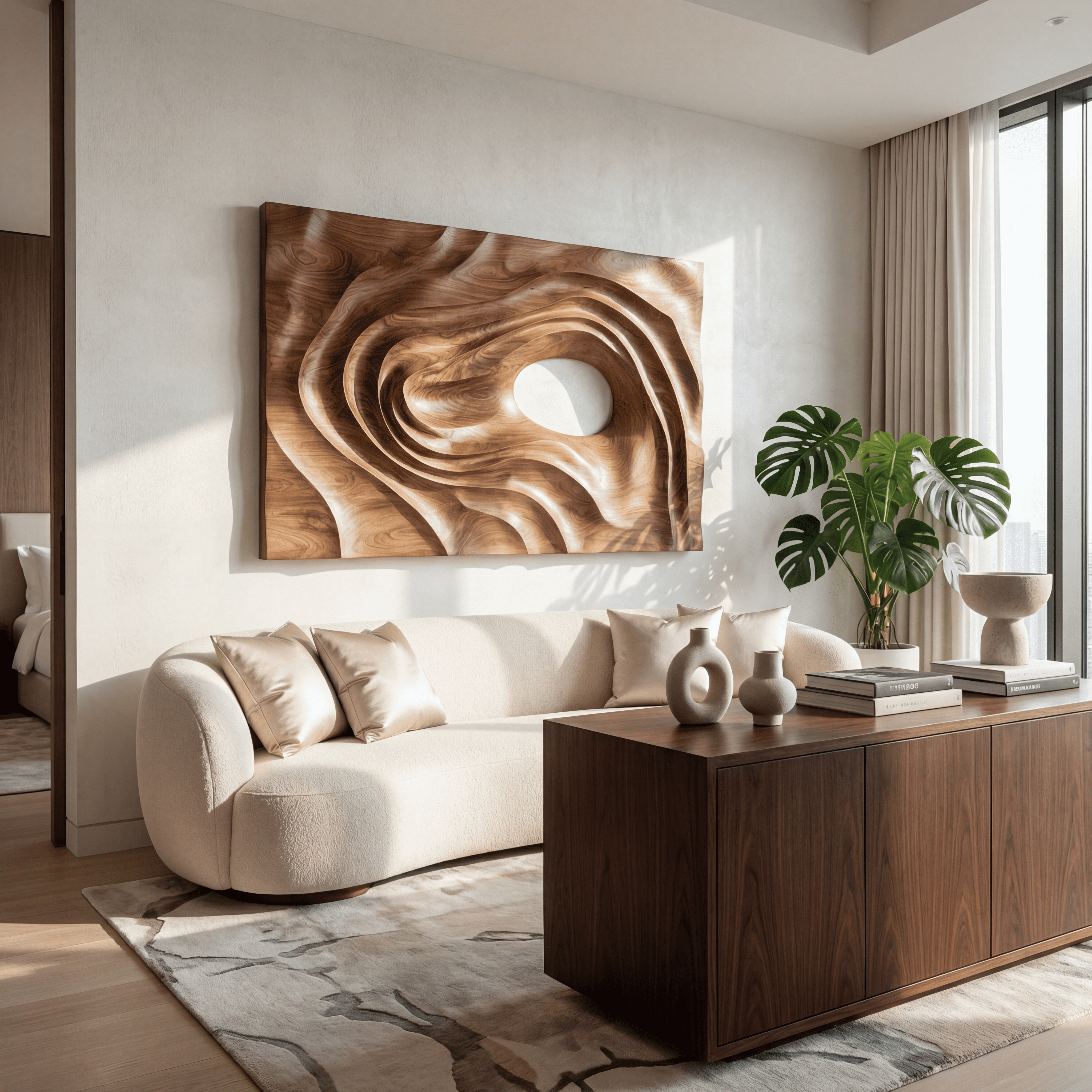 Modern Artistic Wall Art Panel For Bedroom Interior SILDTTNWA086