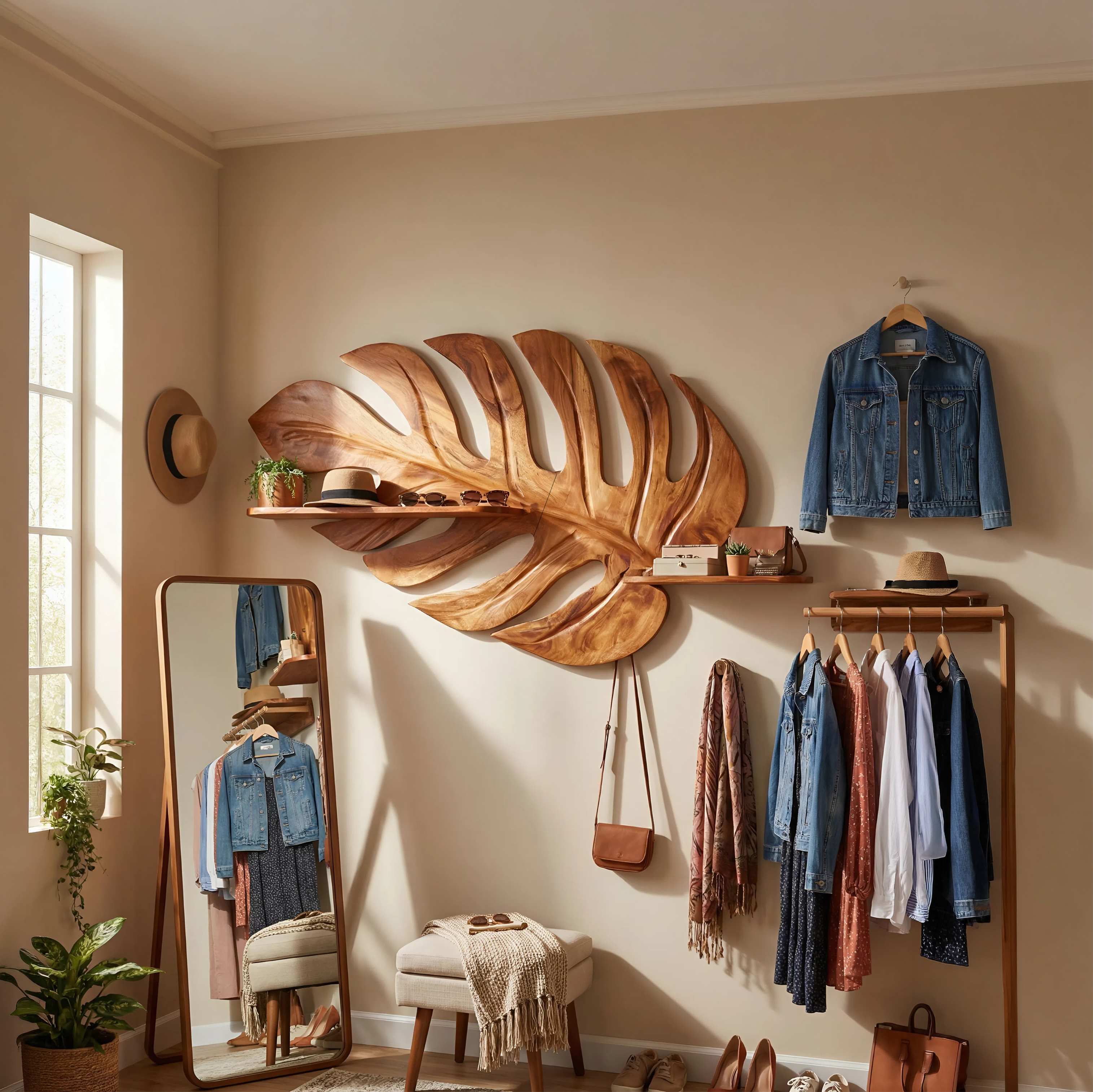 Modern Display Shelf For Home Wall Decor SILDTTNWMS054